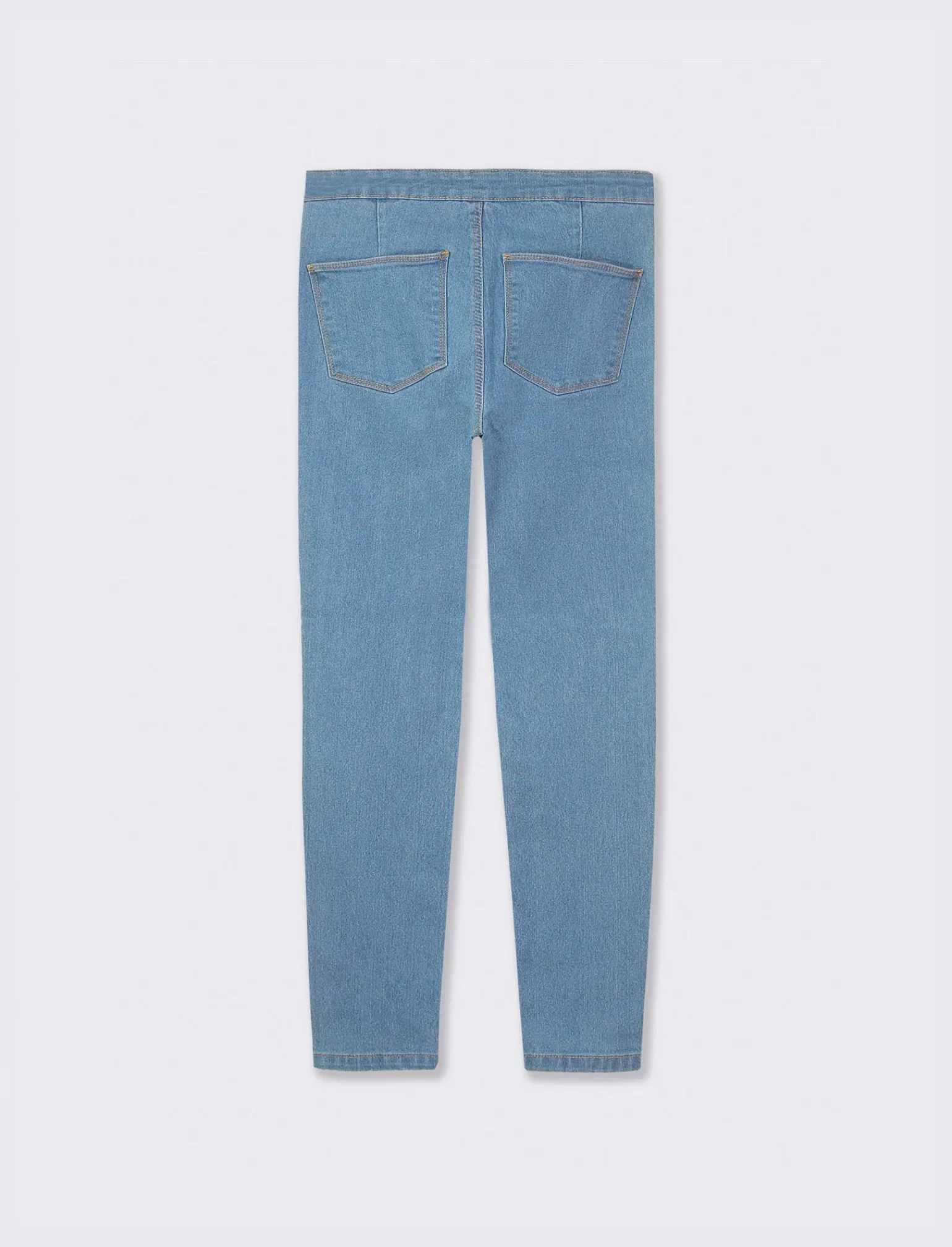 Donna Piazza Italia Jeans<Jeggings skinny vita alta in tessuto elasticizzato e tasche sul retro - Denim