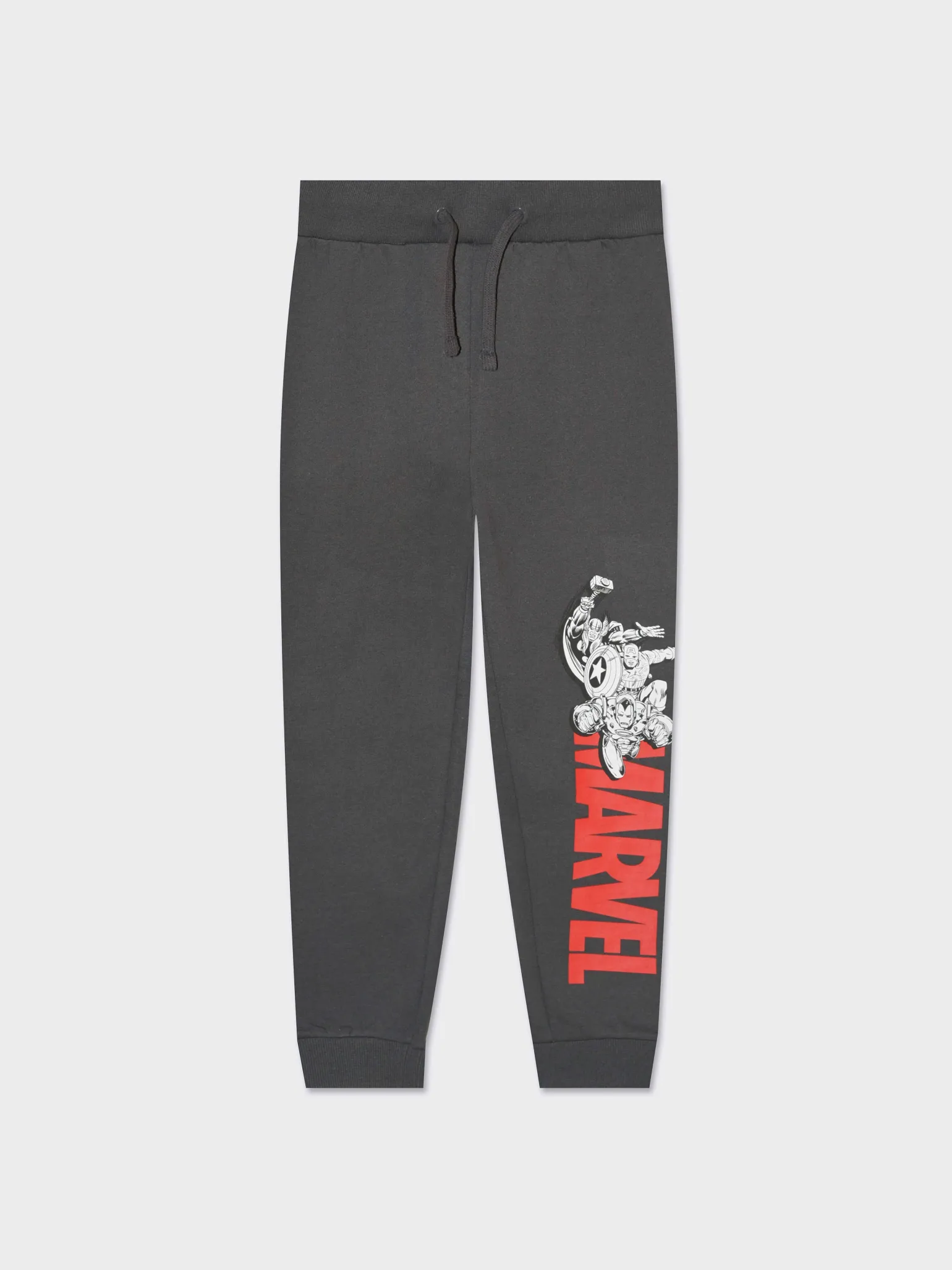 Bambino Piazza Italia Leggings E Jogger<Jogger in felpa con stampa frontale Marvel e Spiderman con coulisse in vita e costina al fondo - piombo