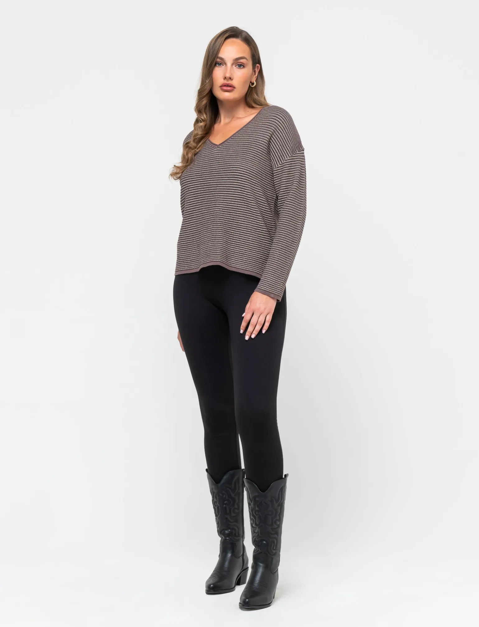 Donna Piazza Italia Donna | Pantaloni<Legging basico in punto milano e tasche sul retro -