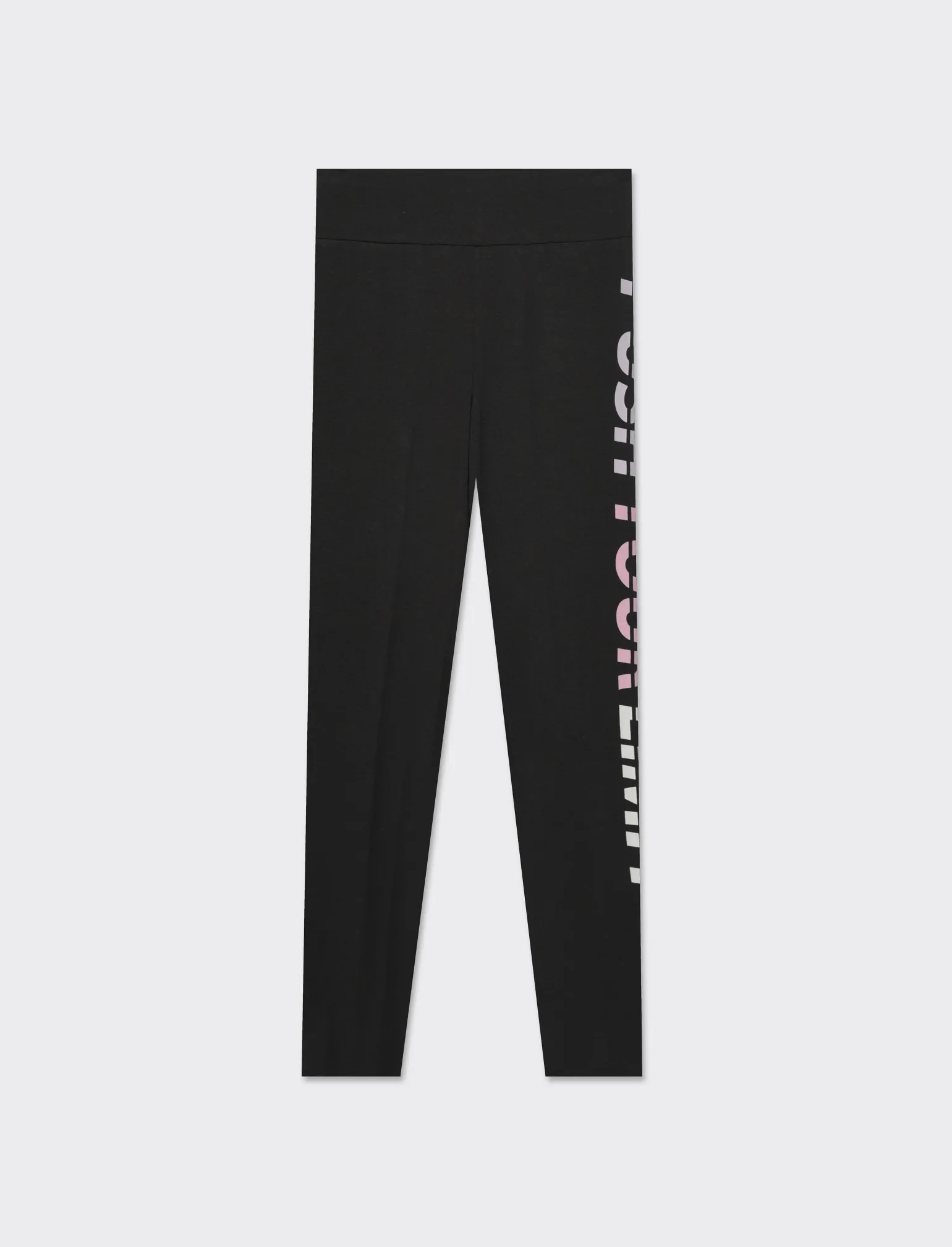 Donna Piazza Italia Donna | Pantaloni<Legging in jersey di cotone elastico con stampa laterale - var 2