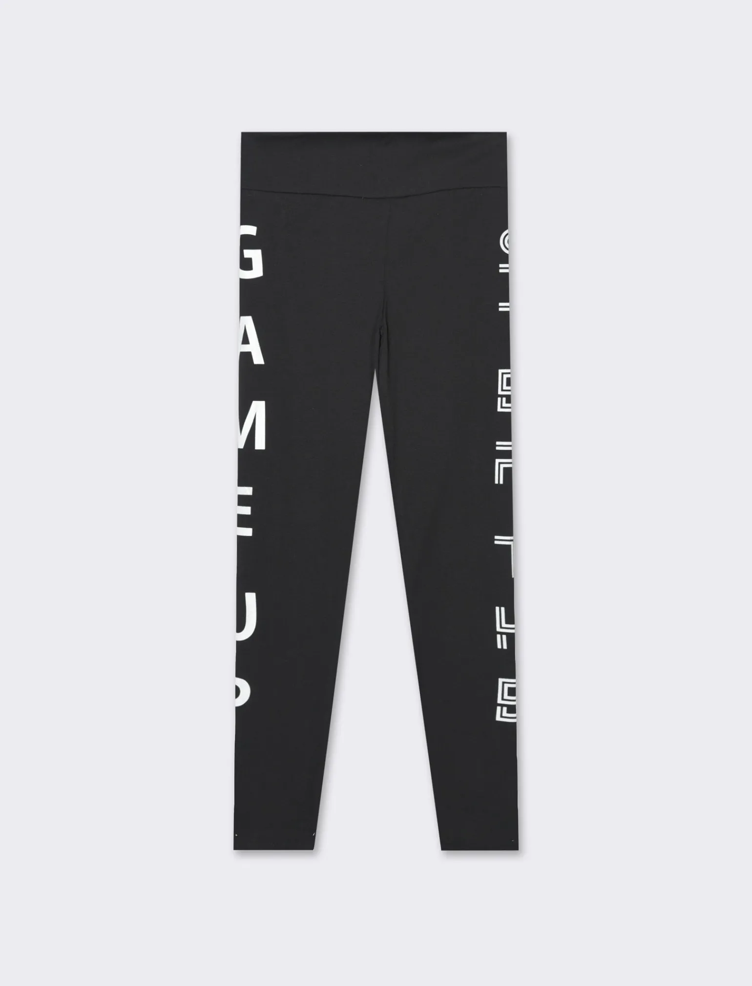 Donna Piazza Italia Donna | Pantaloni<Legging in jersey di cotone elastico con stampa laterale - var 1