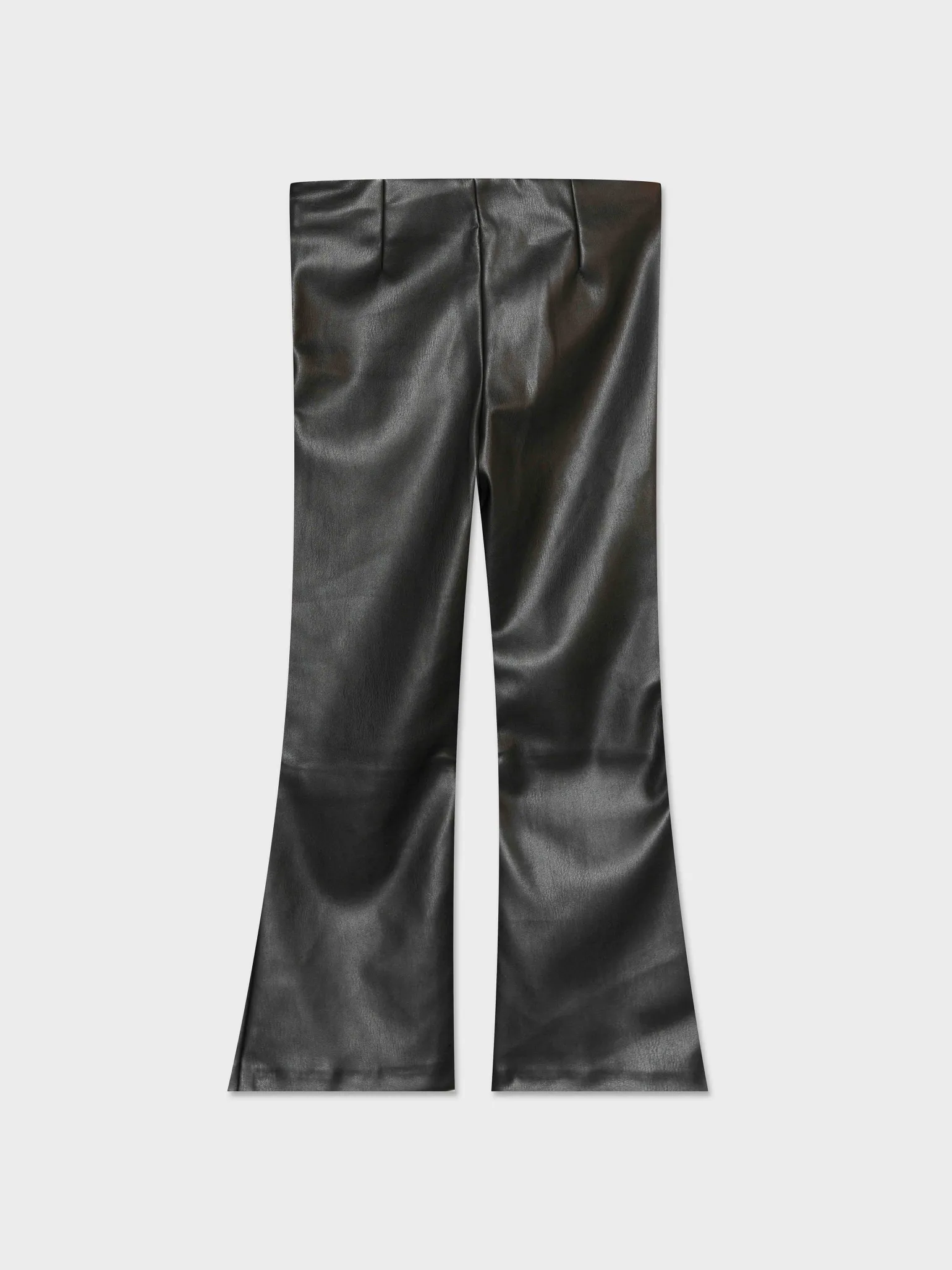 Piazza Italia Bambina | Leggings E Jogger<Leggings a zampa in finta pelle con zip invisibile -