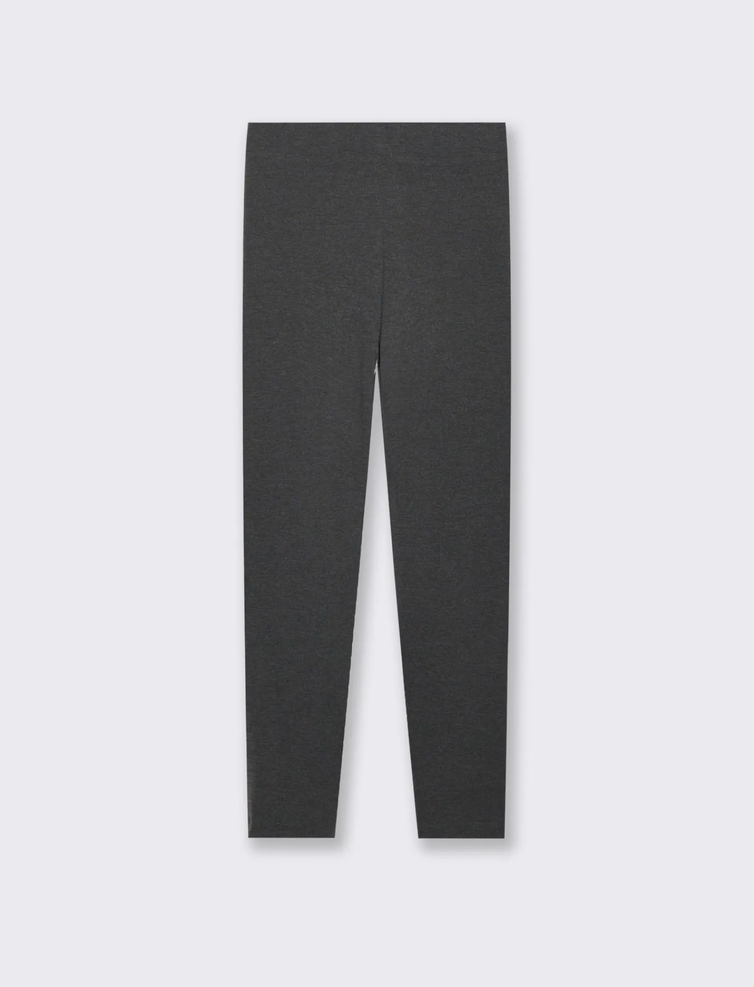 Donna Piazza Italia Donna | Pantaloni<Leggings in jersey di cotone elastico smerigliato - Antracite melange