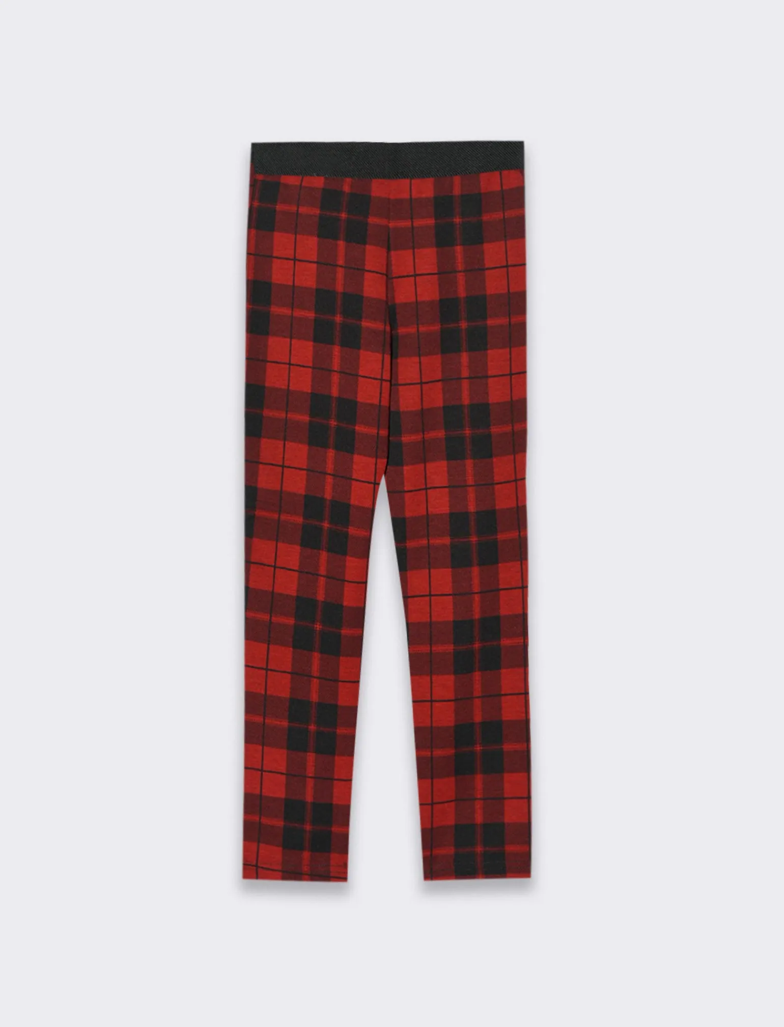 Piazza Italia Bambina | Leggings E Jogger<Leggings in punto milano elastico stampato da bambina con fantasia a quadri - Fantasia