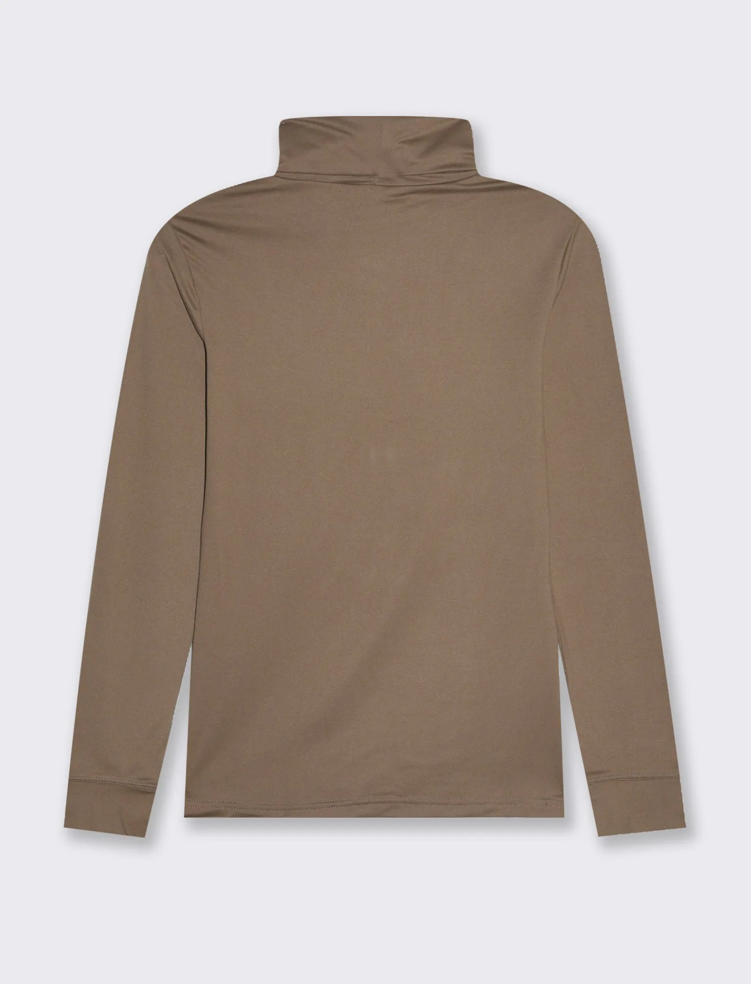 Donna Piazza Italia Donna | Maglieria<Maglia a collo alto a manica lunga con spachetti sul polso - tortora