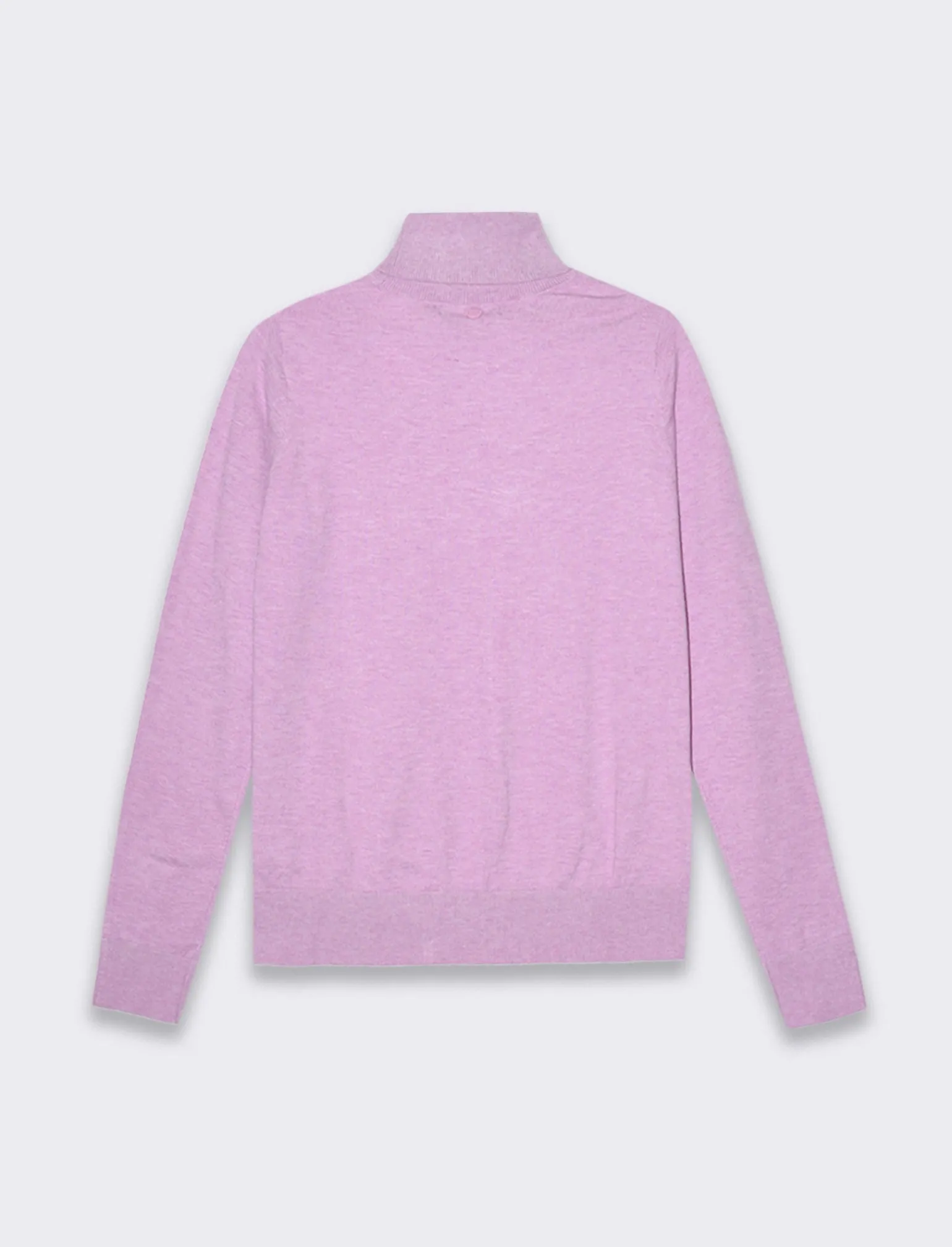 Donna Piazza Italia Donna | Maglieria<Maglia a collo alto basica in maglia fine vestibilità comfort - BEGONIA