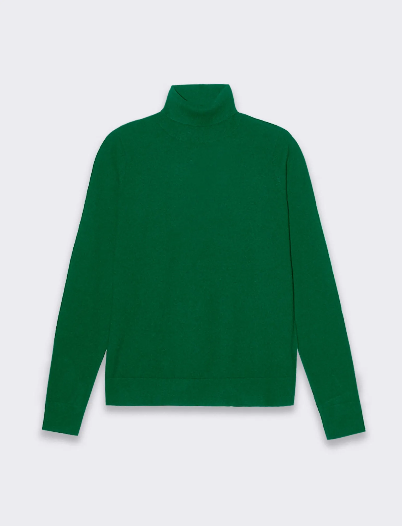 Donna Piazza Italia Donna | Maglieria<Maglia a collo alto basica in maglia fine vestibilità comfort - prato