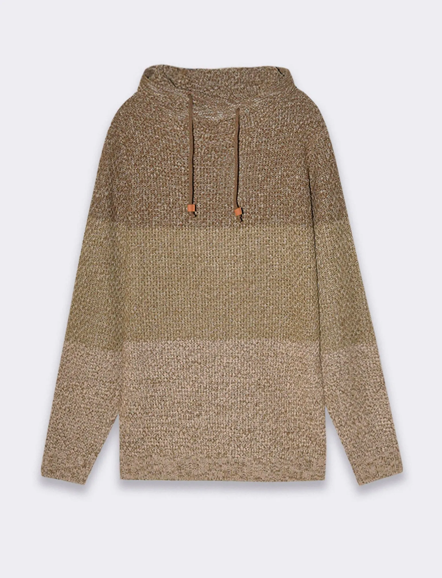 Uomo Piazza Italia Maglieria<Maglia a collo sciallato regolabile con coulisse lavorazione jacquard - kaki