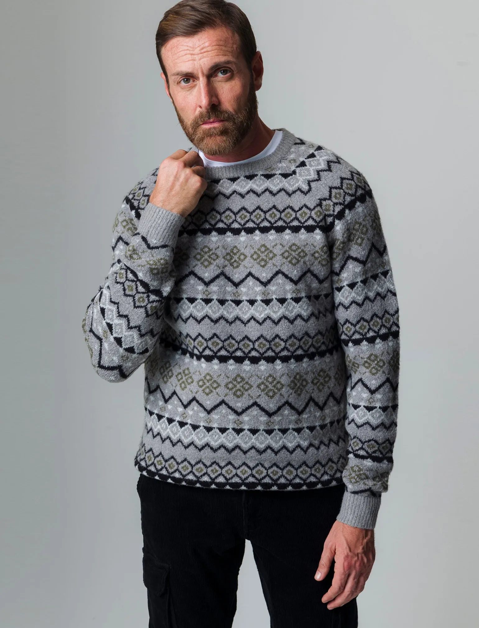 Uomo Piazza Italia Uomo | Maglieria<Maglia cardigan effetto lana regular fit - mel.