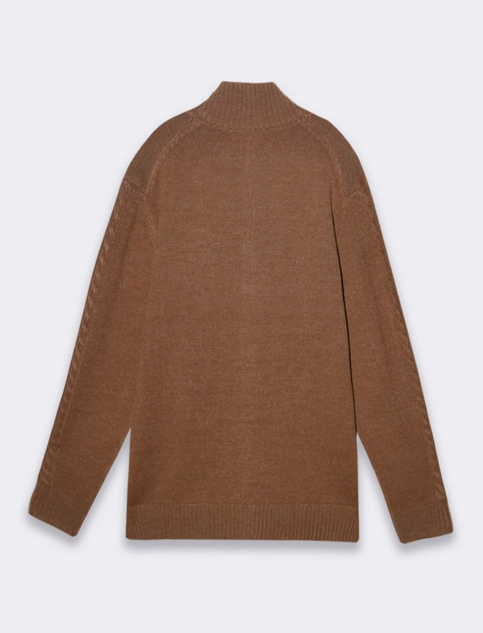 Uomo Piazza Italia Maglieria<Maglia cardigan lavorazione jacquard regular fit - fango
