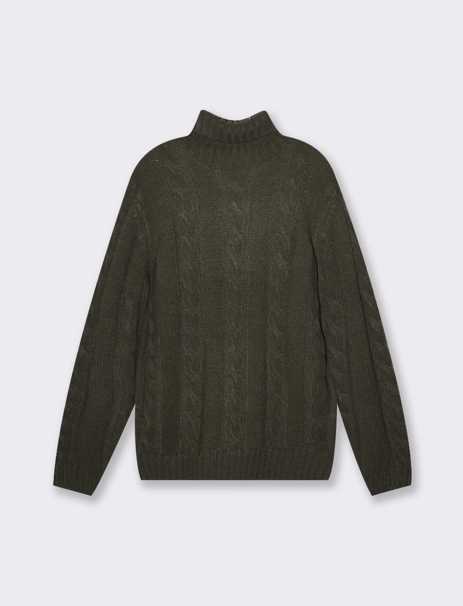 Uomo Piazza Italia Maglieria<Maglia collo alto lavorazione jacquard a trecce regular fit -