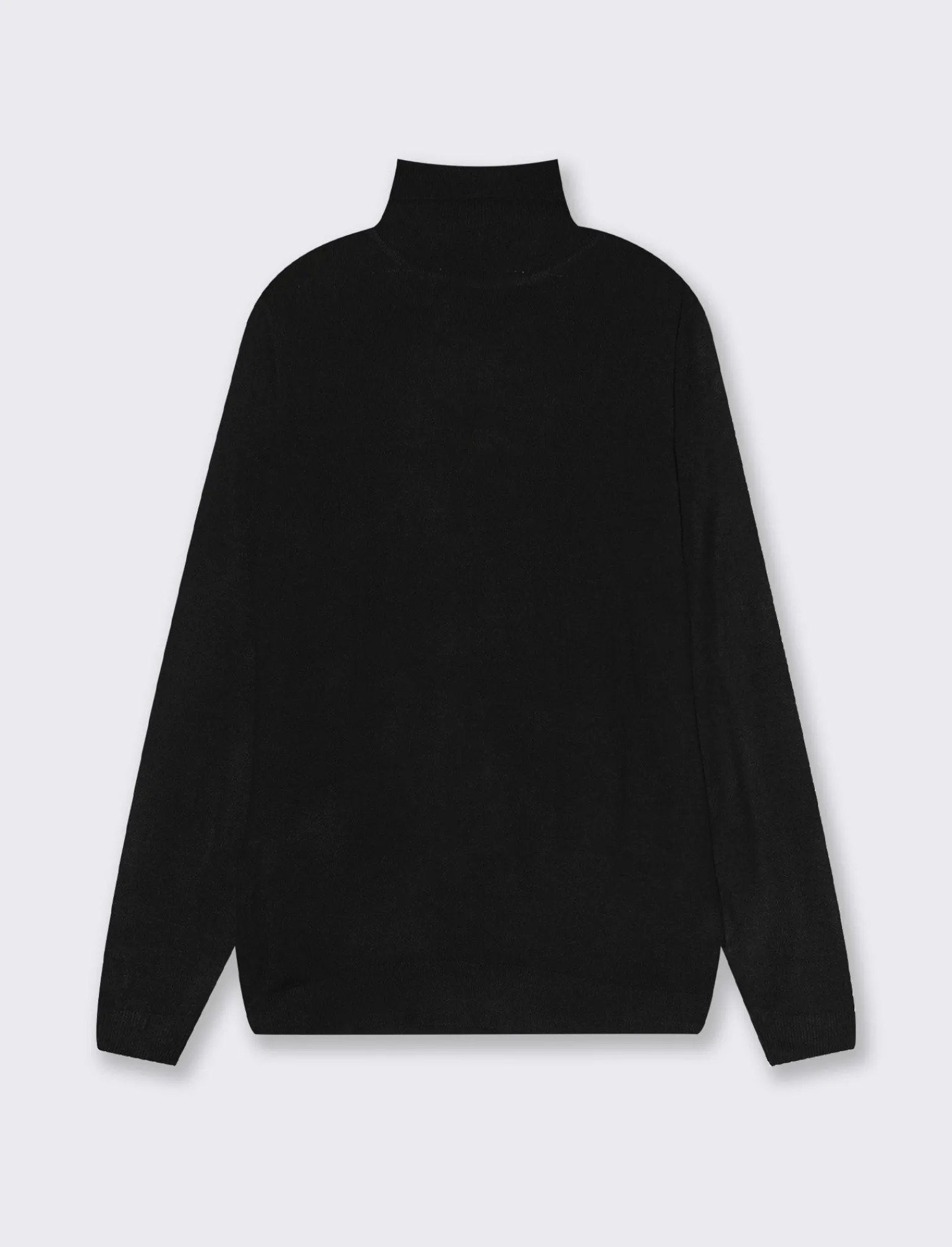 Uomo Piazza Italia Maglieria<Maglia collo alto regular fit con costina al collo, ai polsi e al fondo -