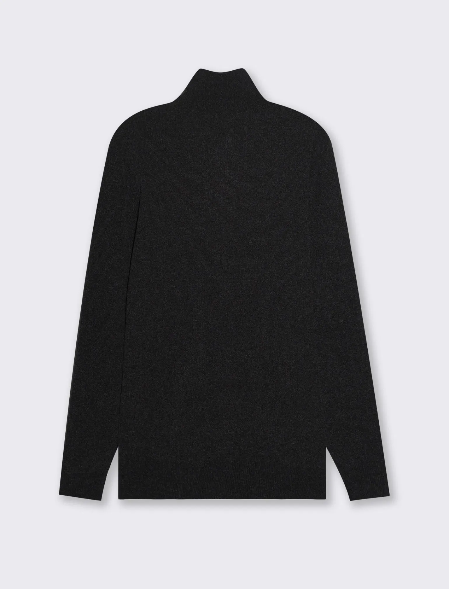 Uomo Piazza Italia Maglieria<Maglia collo alto zip in ciniglia a coste regular fit -