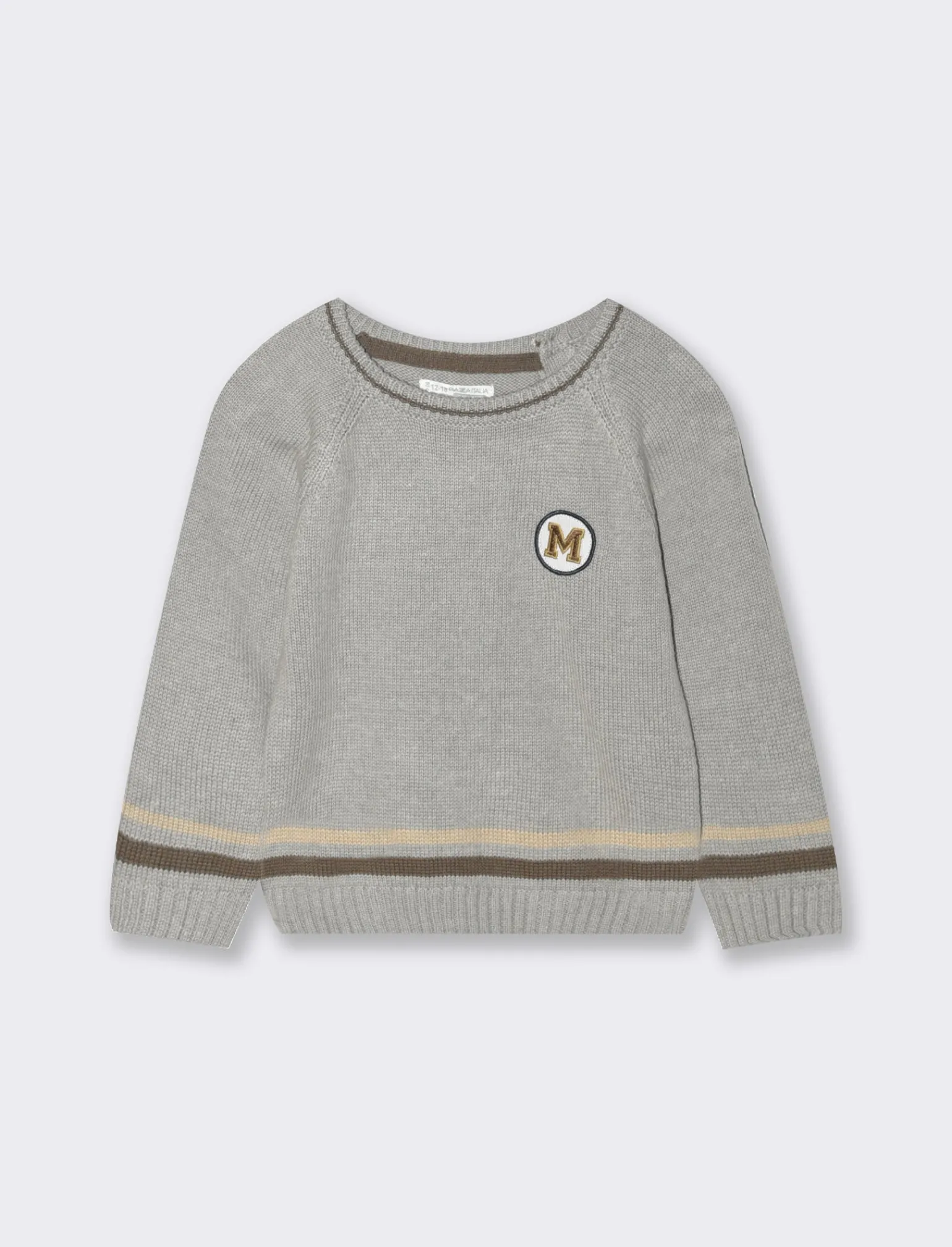 Piazza Italia Neonato | Maglieria<Maglia con righe jacquard e patch - mel.