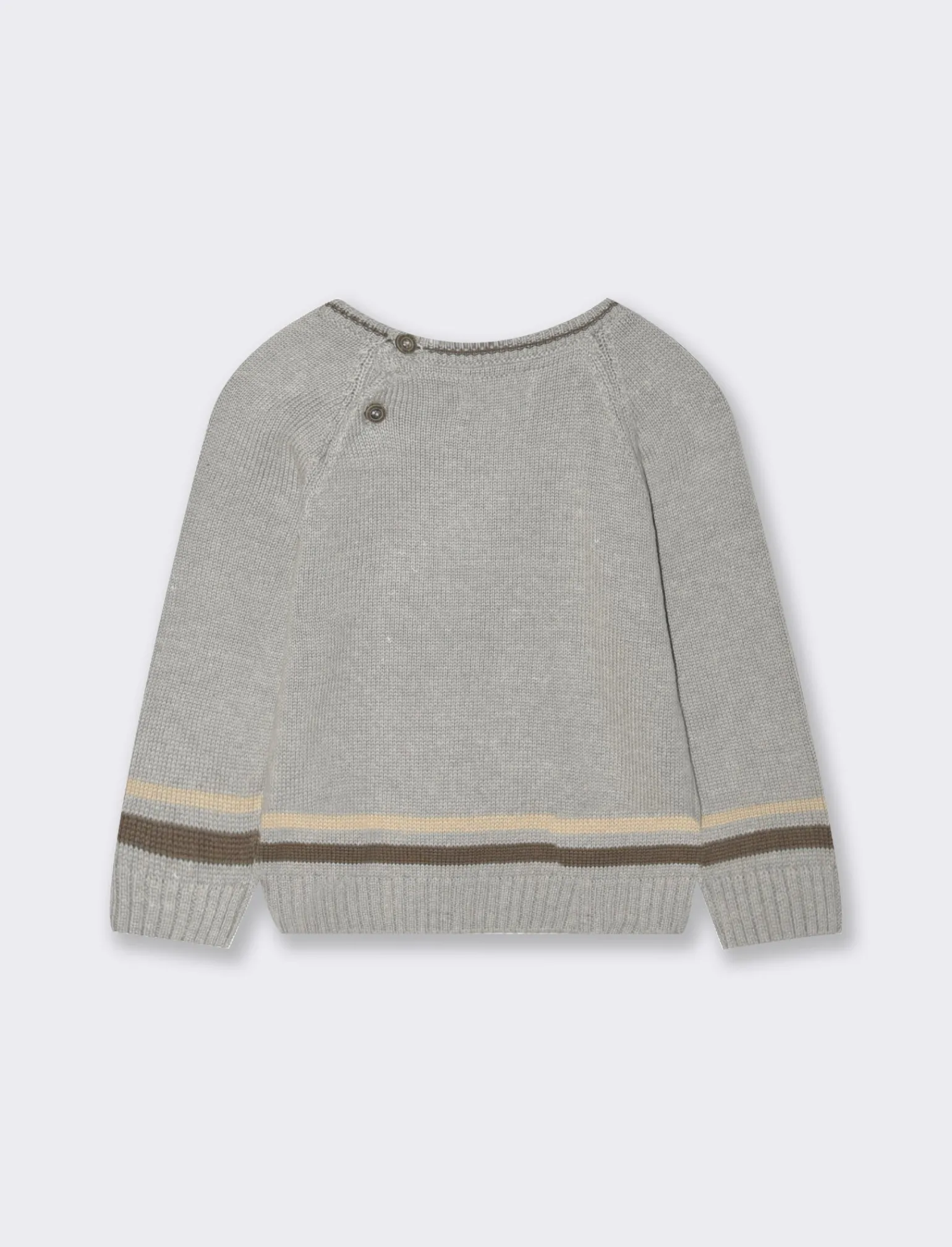 Piazza Italia Neonato | Maglieria<Maglia con righe jacquard e patch - mel.