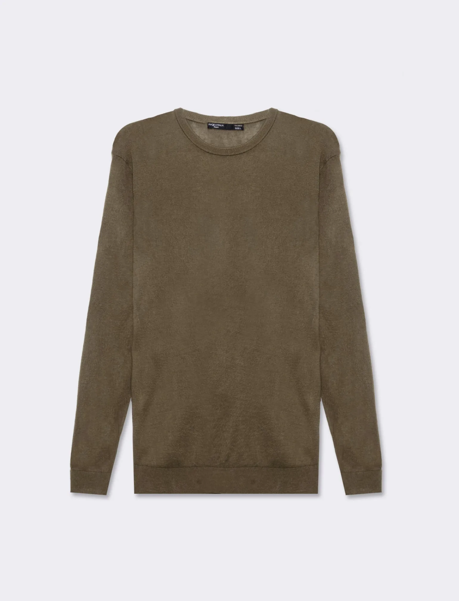 Uomo Piazza Italia Maglieria<Maglia girocollo basic regular fit - militare