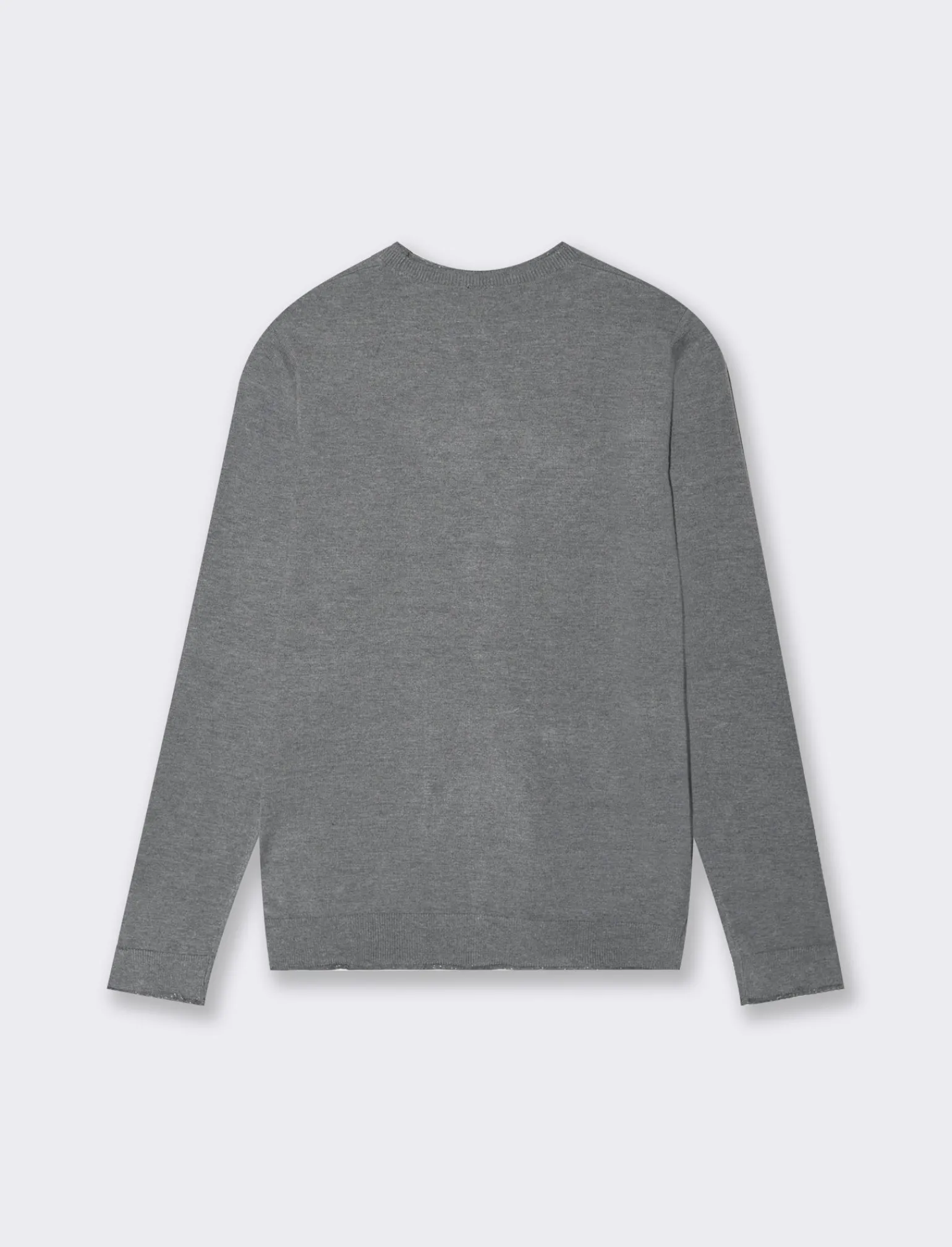 Donna Piazza Italia Donna | Maglieria<Maglia girocollo con vestibilità comfort e dettagli lurex - Antracite melange