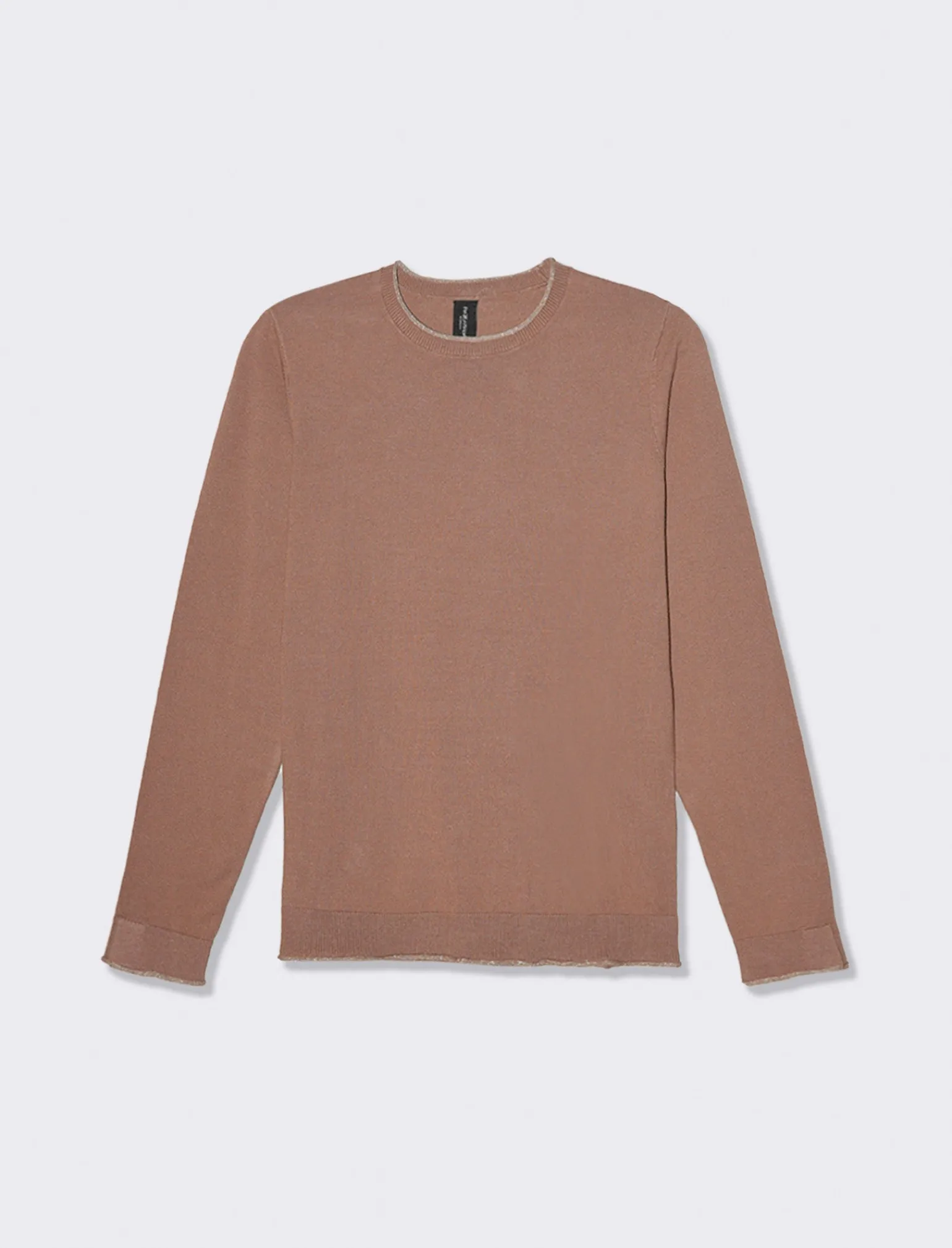 Donna Piazza Italia Donna | Maglieria<Maglia girocollo con vestibilità comfort e dettagli lurex - castoro