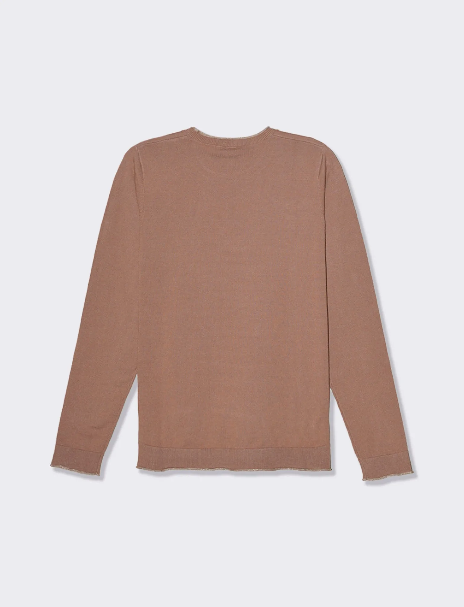 Donna Piazza Italia Donna | Maglieria<Maglia girocollo con vestibilità comfort e dettagli lurex - castoro