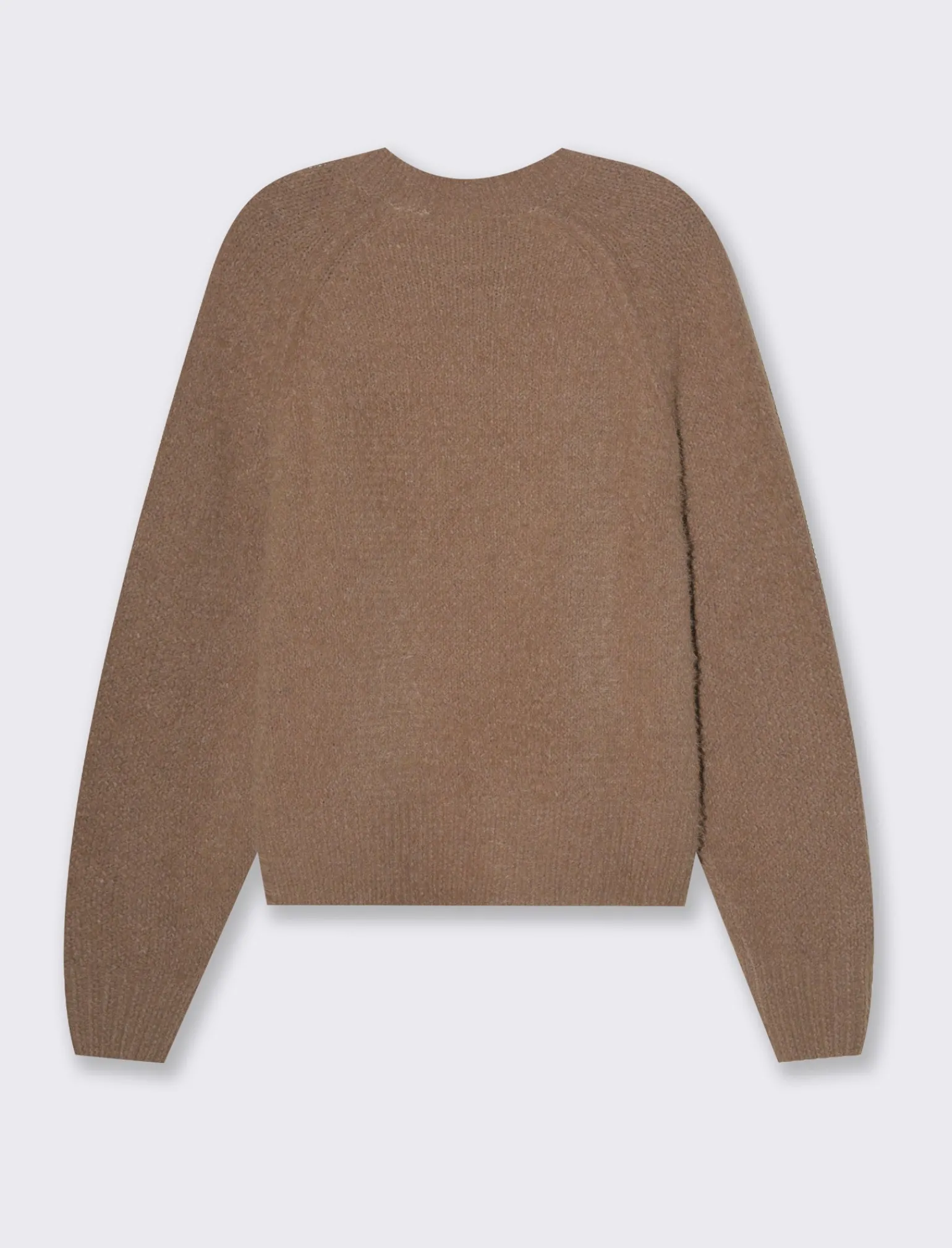 Donna Piazza Italia Donna | Maglieria<Maglia girocollo con manica raglan fondo e polsini a costa elastica - tortora