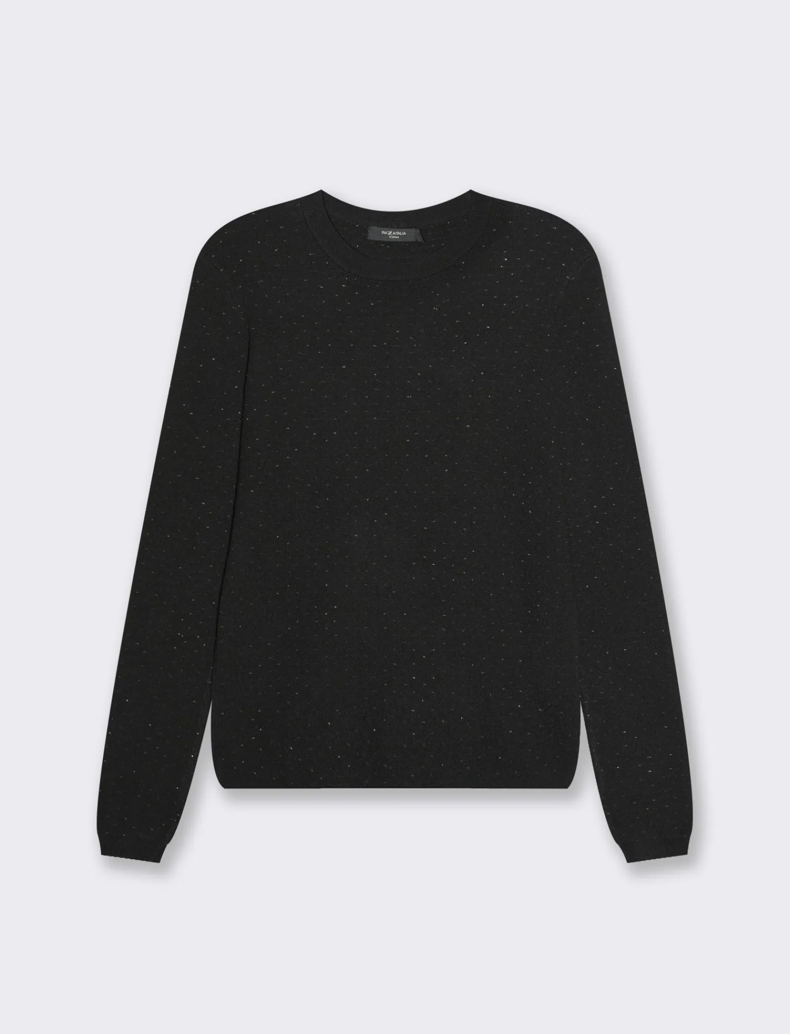 Donna Piazza Italia Donna | Maglieria<Maglia in morbido filato girocollo in jaquard effetto metallizzato -