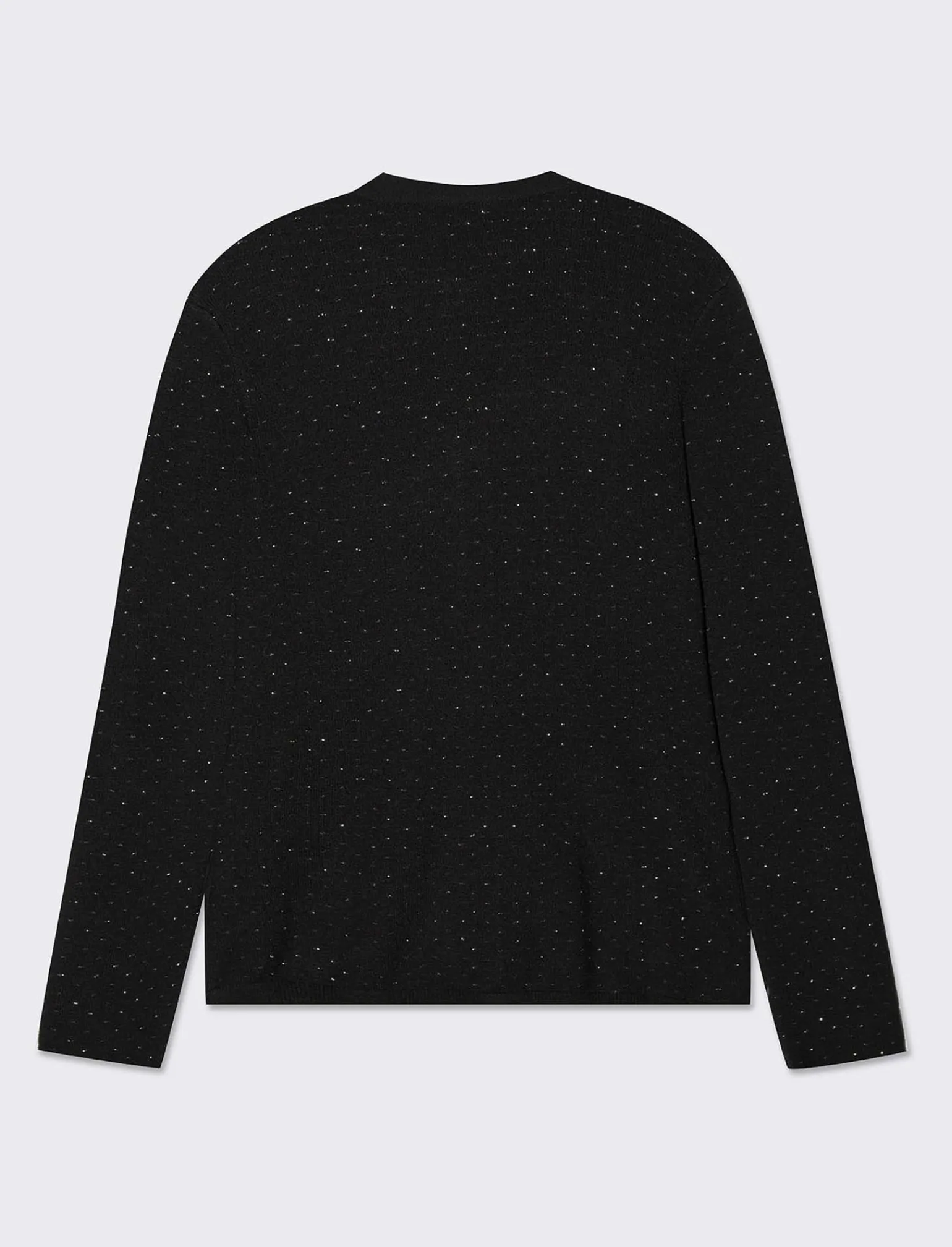 Donna Piazza Italia Donna | Maglieria<Maglia in morbido filato modello cardigan in jaquard effetto metallizzato -