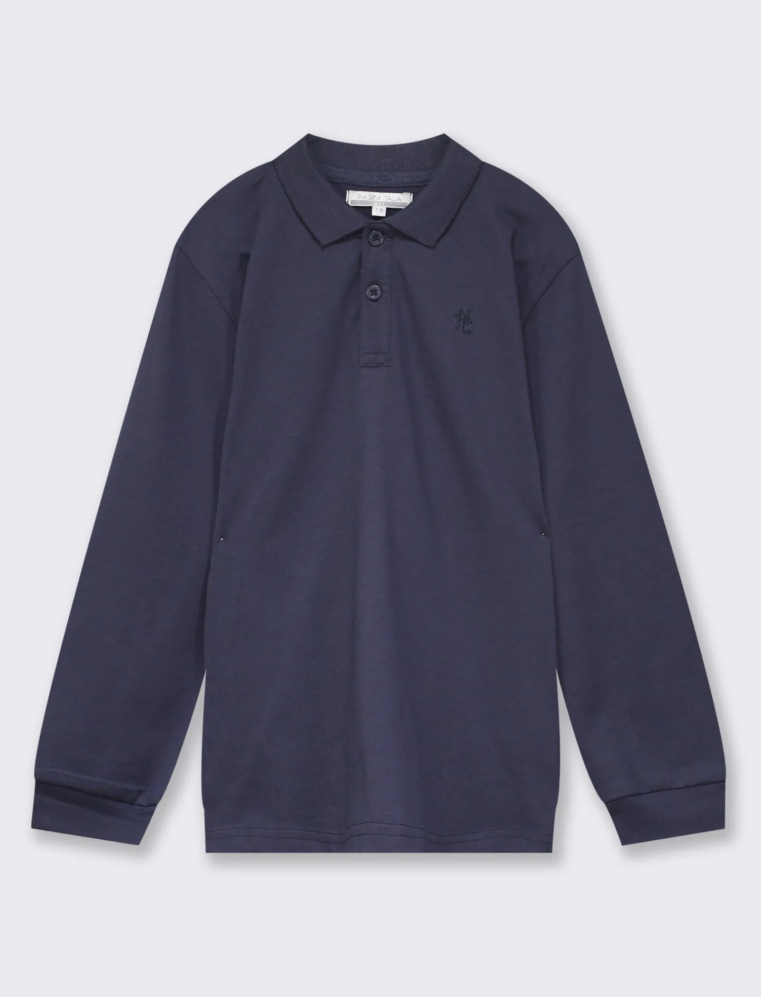 Bambino Piazza Italia Maglieria<Maglia polo piquet di cotone con ricamino e bottoncini -
