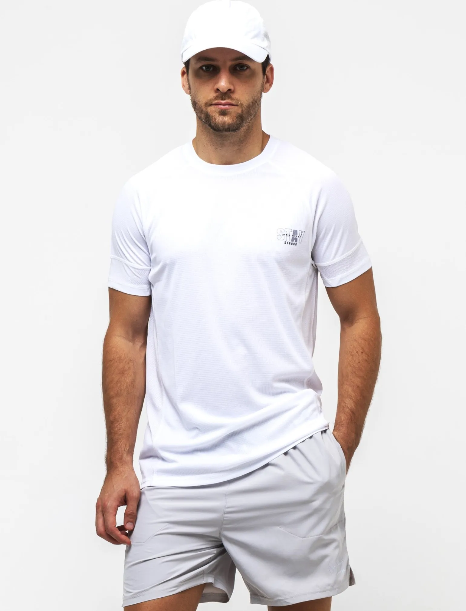 Uomo Piazza Italia Uomo | Polo E T-Shirt<Maglietta in tessuto tecnico elasticizzato - ottico