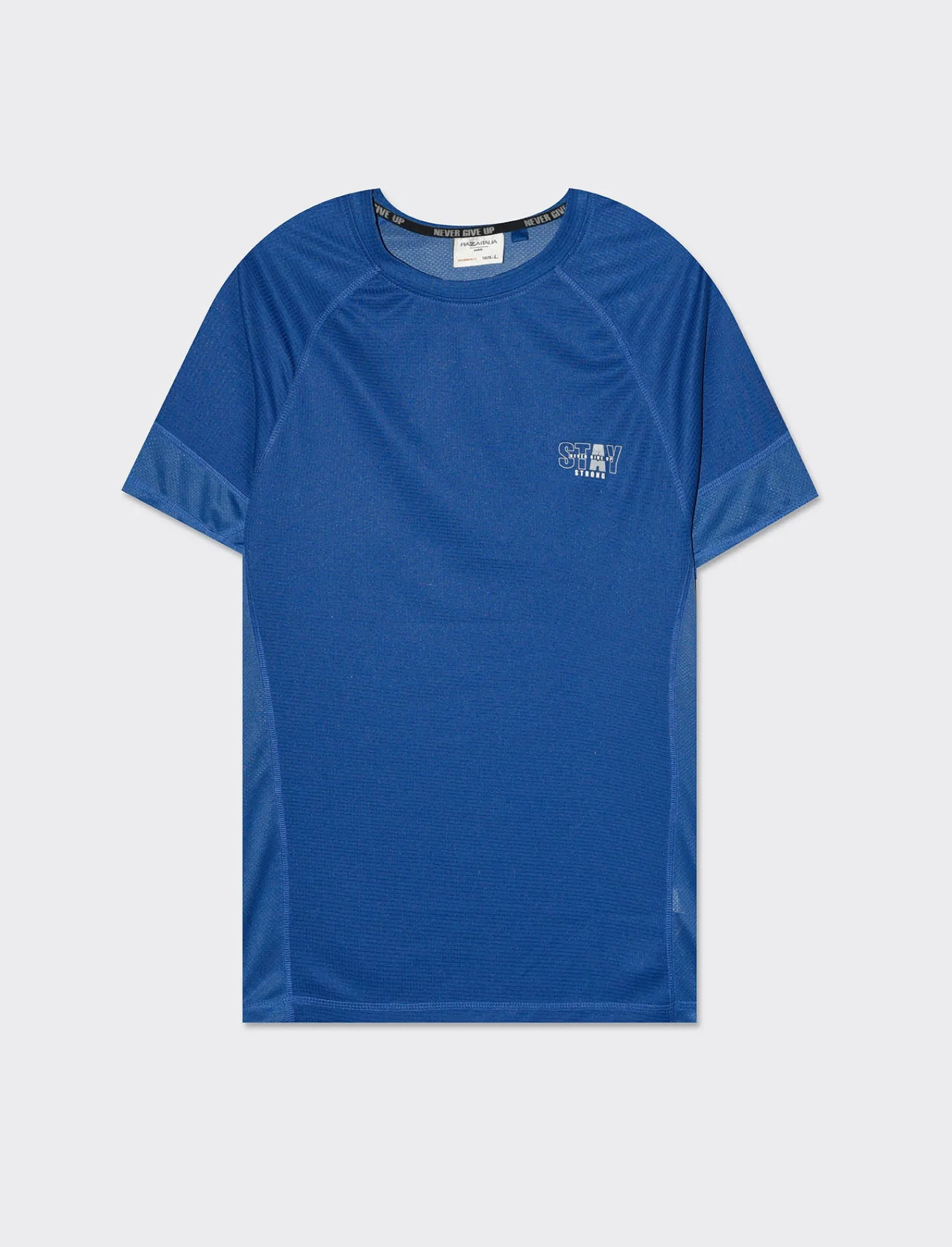 Uomo Piazza Italia Uomo | Polo E T-Shirt<Maglietta in tessuto tecnico elasticizzato - ette
