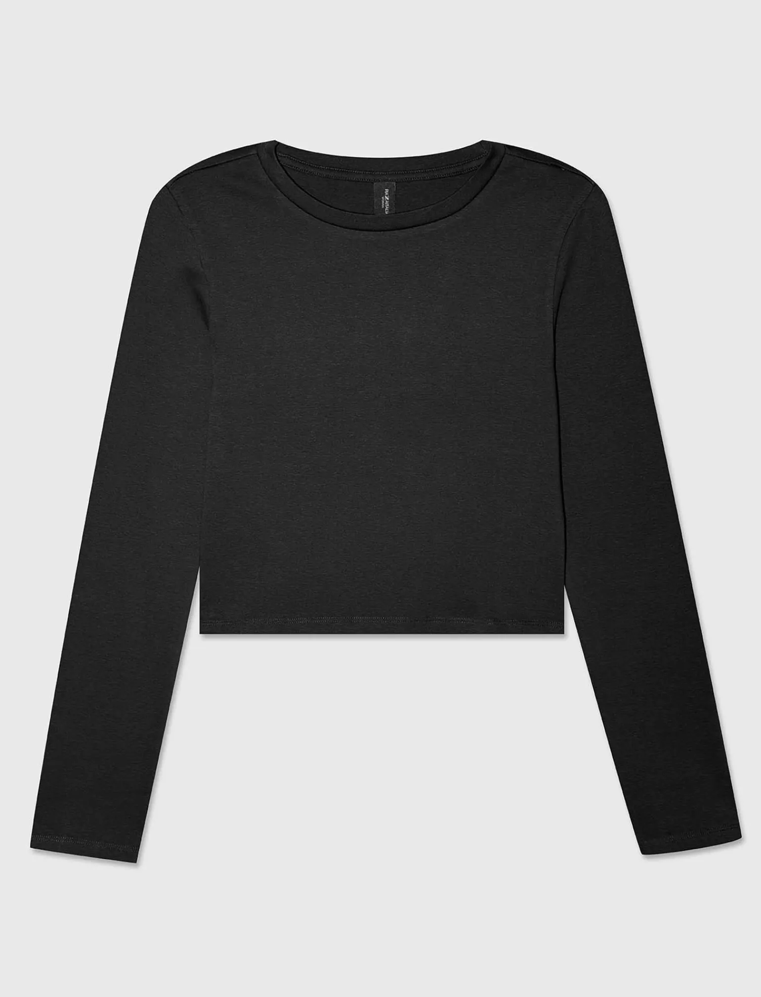 Donna Piazza Italia Donna | Maglieria<Maglietta manica lunga in tessuto elastico a costine -