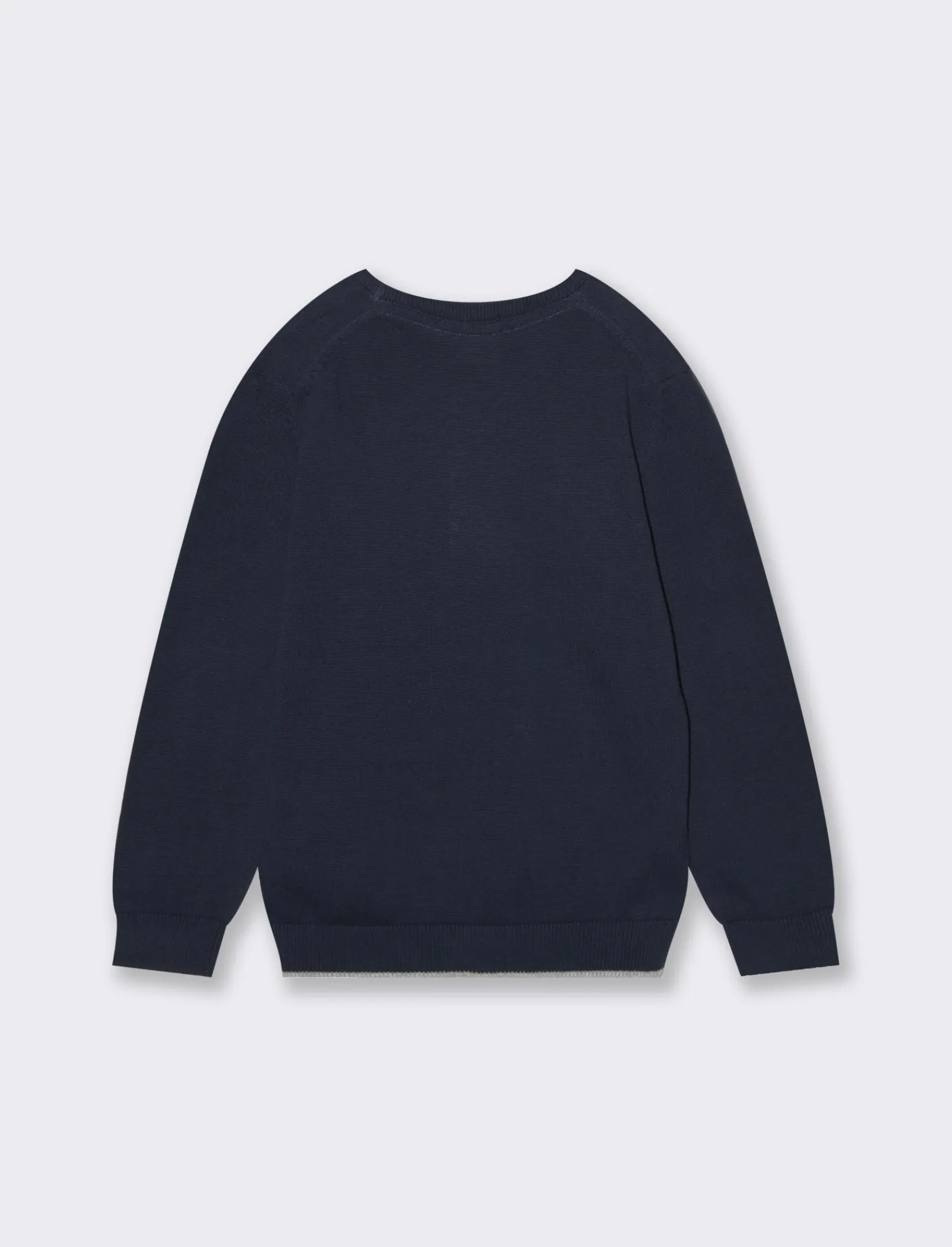 Bambino Piazza Italia Bambino | Maglieria<Maglioncino tinta unita girocollo con ricamo frontale. Disponibile in diverse varianti colore -