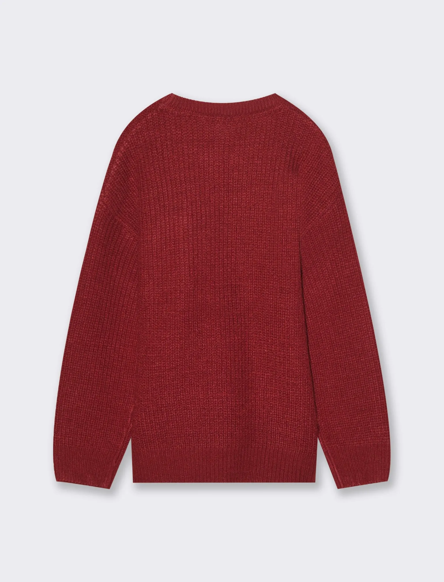 Bambino Piazza Italia Bambino | Maglieria<Maglione con tasca e dettaglio bottoncino - Bordeaux