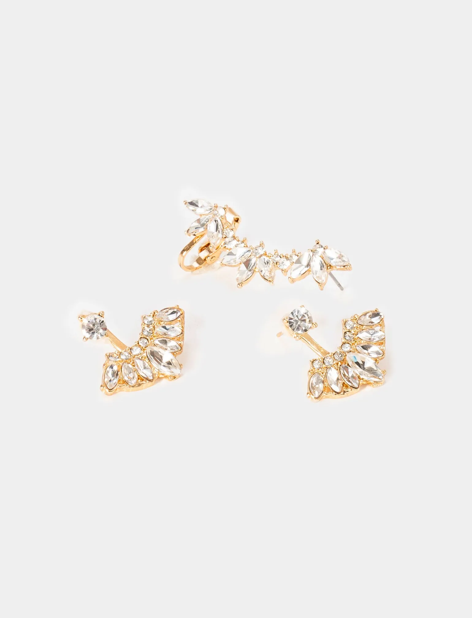 Donna Piazza Italia Donna<Orecchini da donna 3 paia strass -