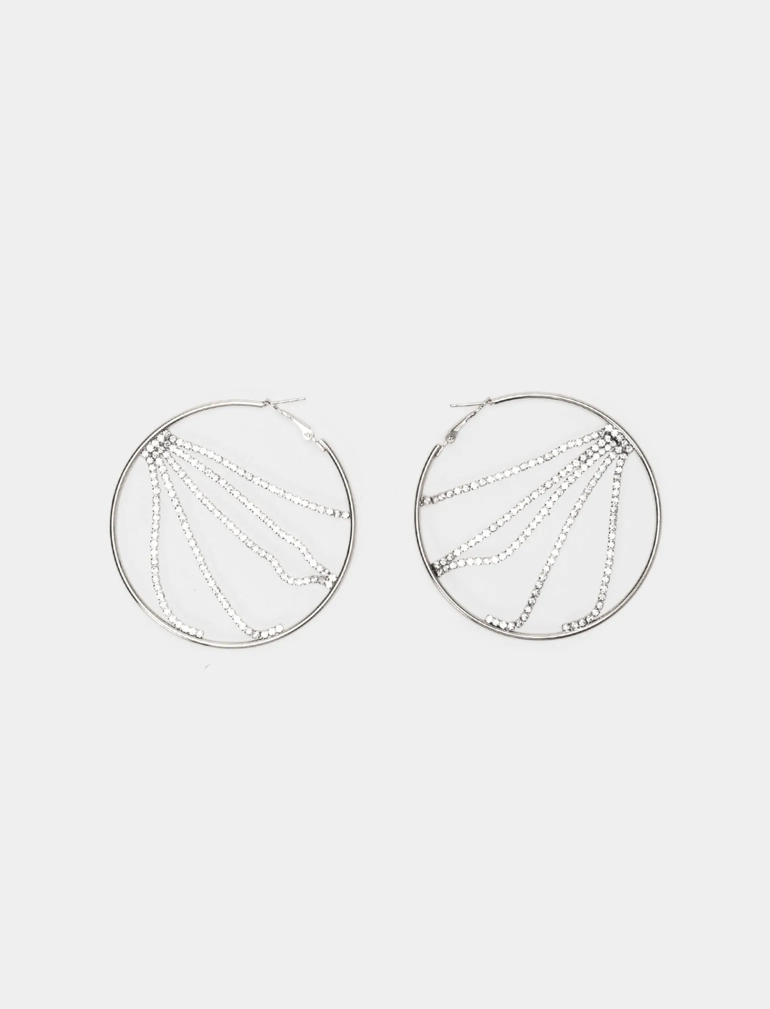 Donna Piazza Italia Donna | Bigiotteria<Orecchini da donna modello cerchio con perle e strass -
