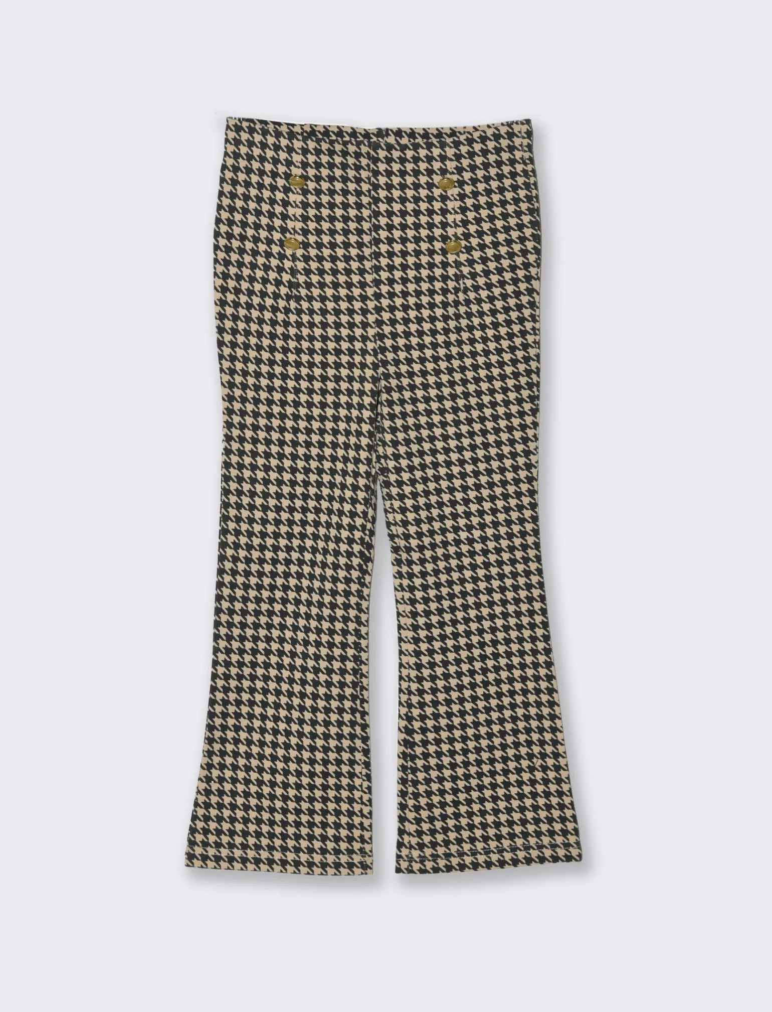 Piazza Italia Bambina | Leggings E Jogger<Pantalone a zampa in punto milano da bambina - Fantasia
