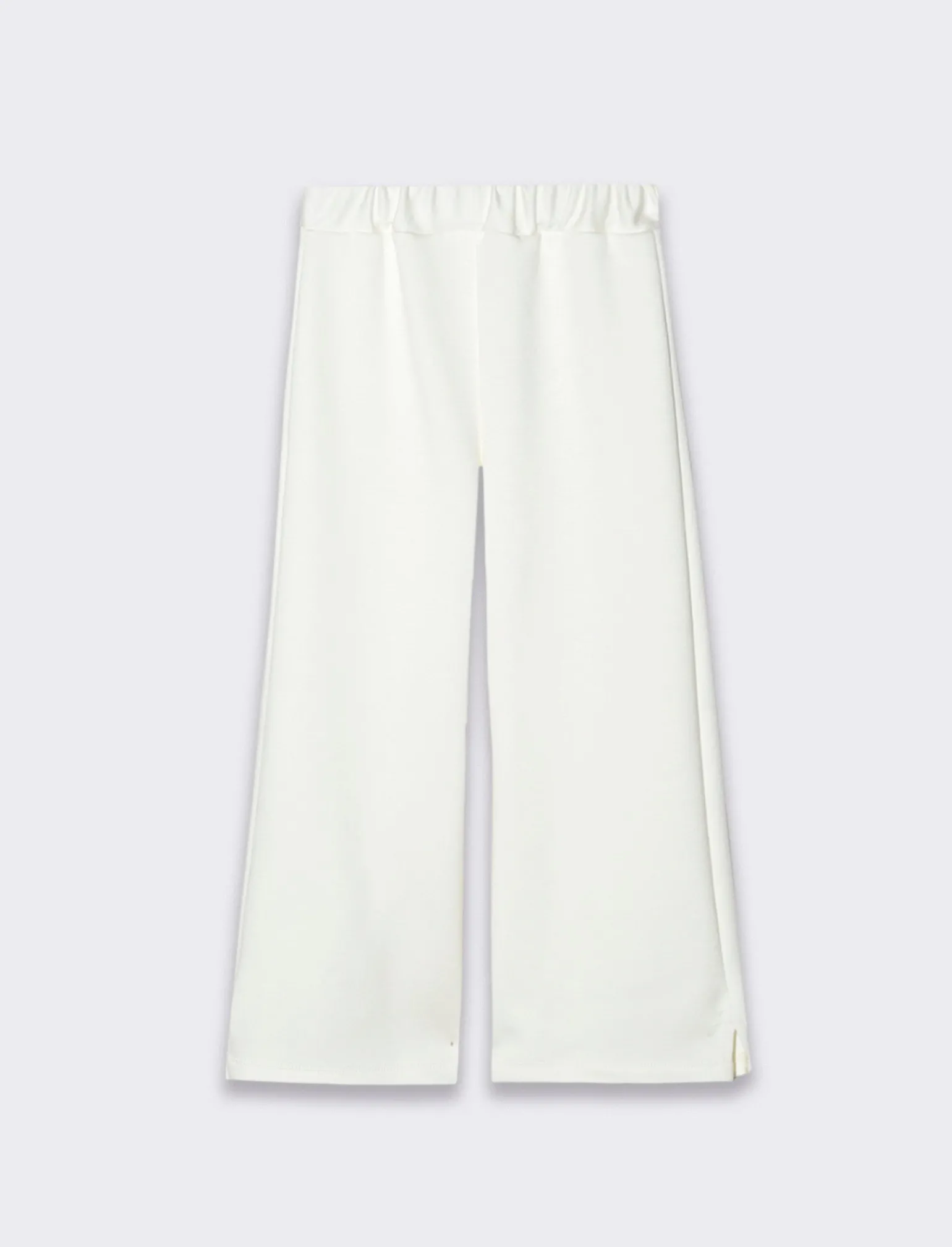 Piazza Italia Bambina | Leggings E Jogger<Pantalone ampio da bambina,tessuto bioelastico in cotone con culotte - sporco