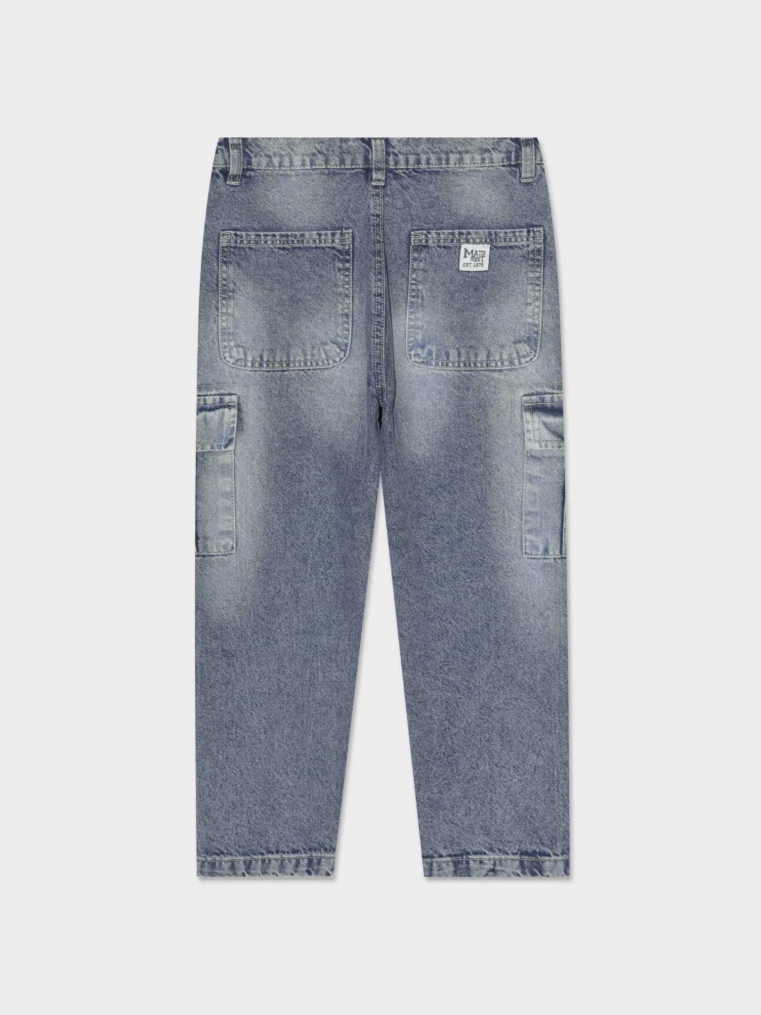 Bambino Piazza Italia Bambino | Jeans<Pantalone cargo in denim con tasconi - Denim