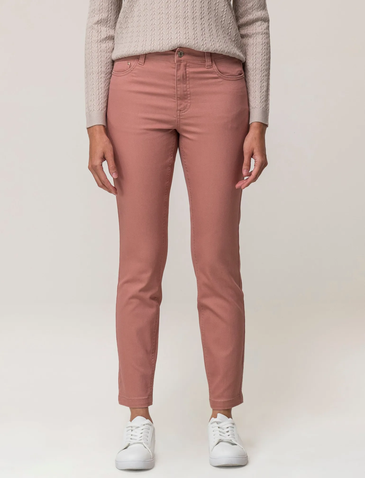 Donna Piazza Italia Donna | Jeans<Pantalone cinque tasche skinny vita regular - antico