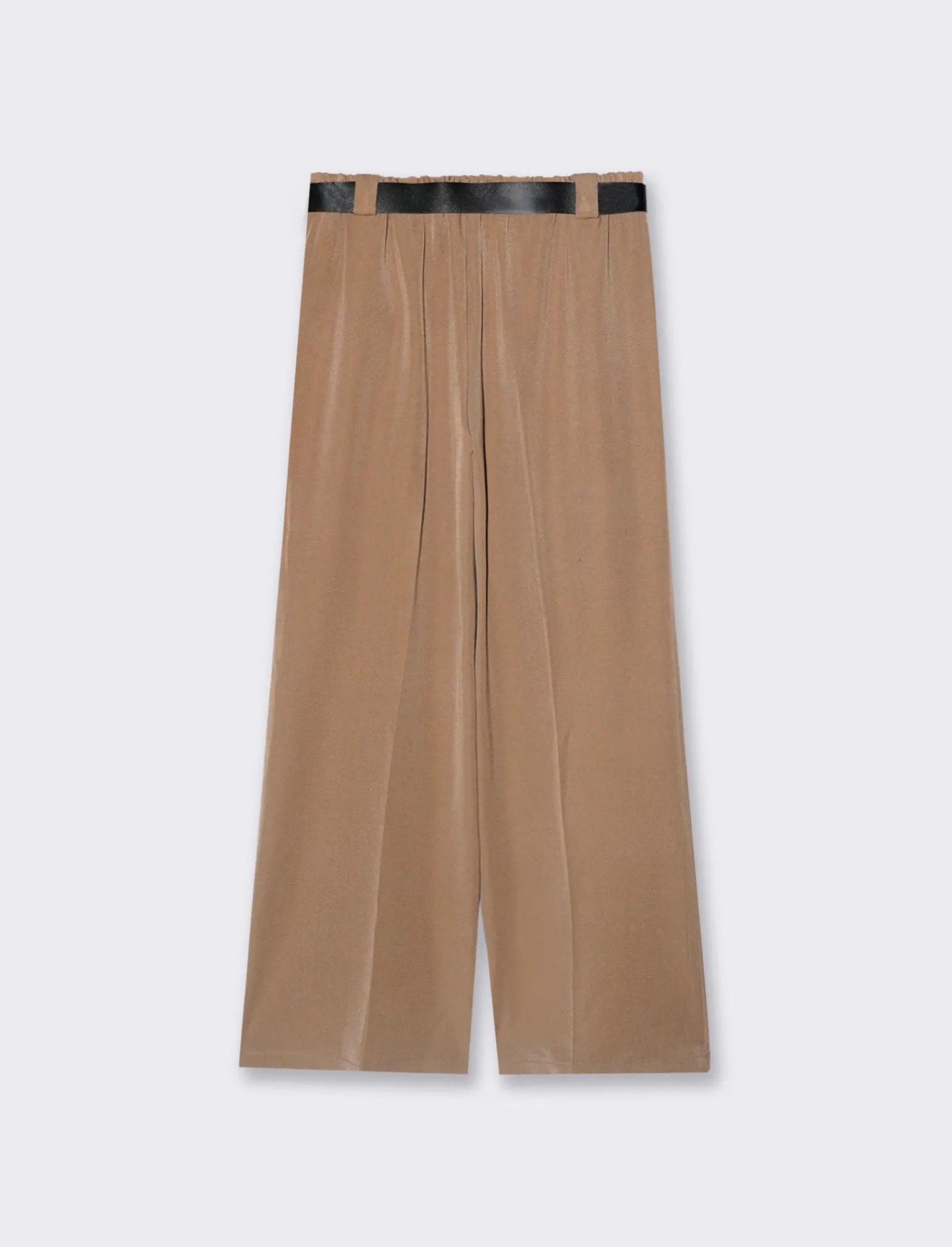 Donna Piazza Italia Pantaloni<Pantalone con cintura con elastico in vita - Cammello