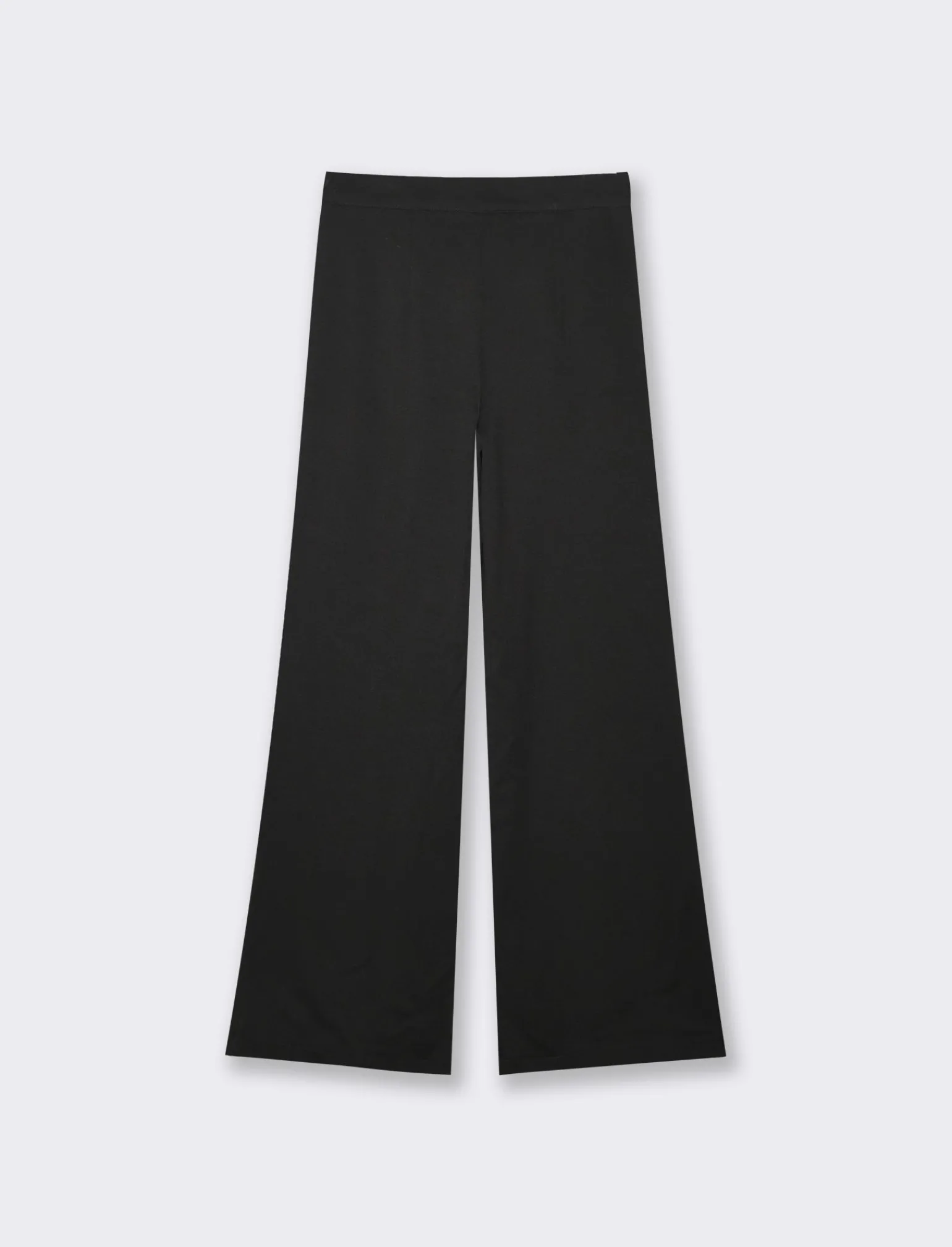 Donna Piazza Italia Donna | Pantaloni<Pantalone palazzo con chiusura con zip e bottoni. tasche americane sui fianchi -