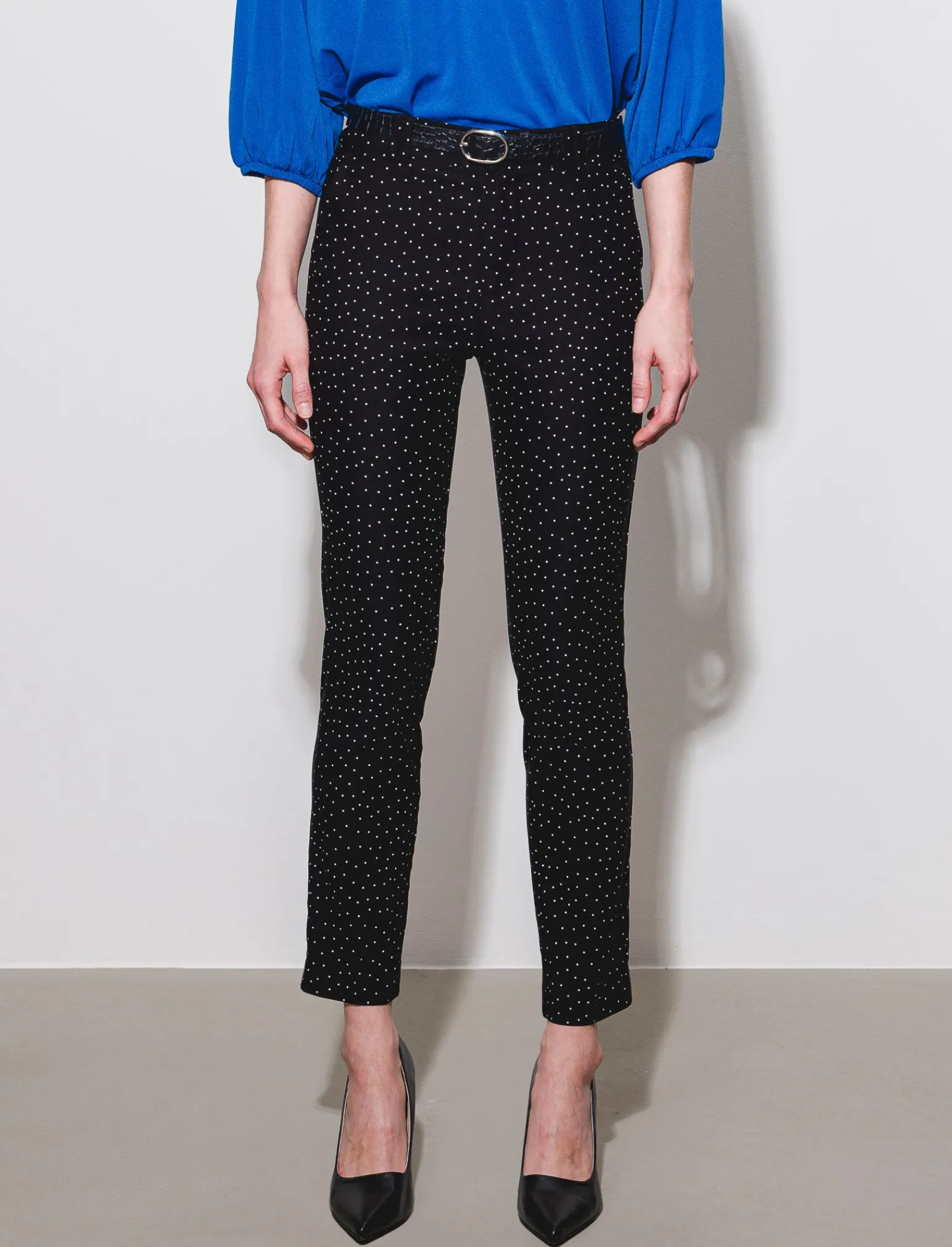 Donna Piazza Italia Donna<Pantalone slim con cintura - var 2
