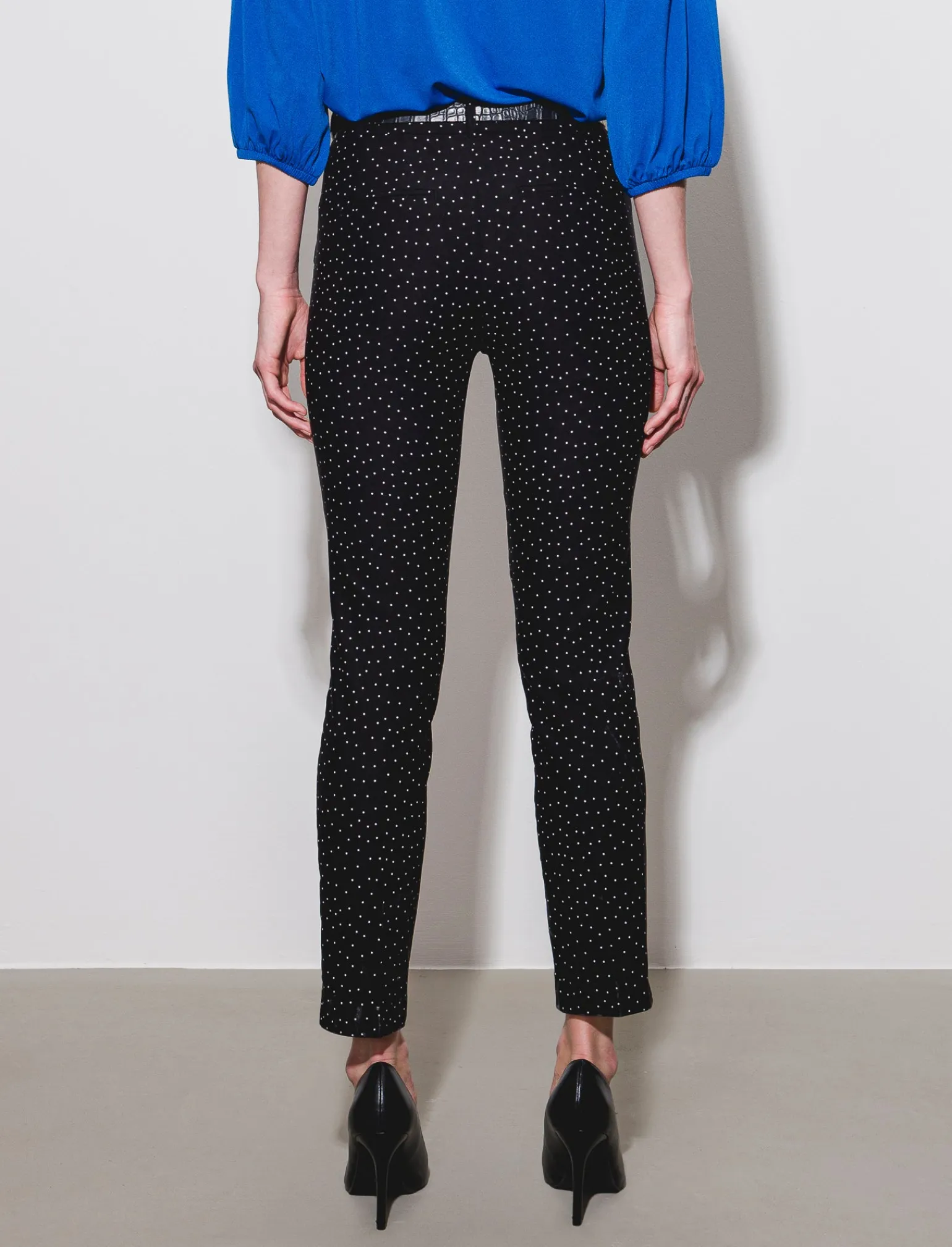 Donna Piazza Italia Donna<Pantalone slim con cintura - var 2