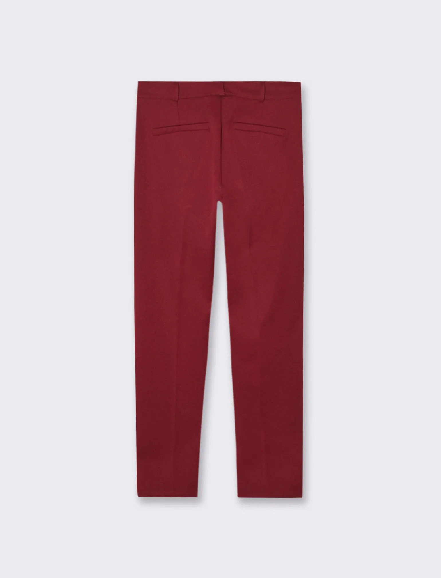 Donna Piazza Italia Donna | Pantaloni<Pantalone vita alta slim fit - Vinaccia