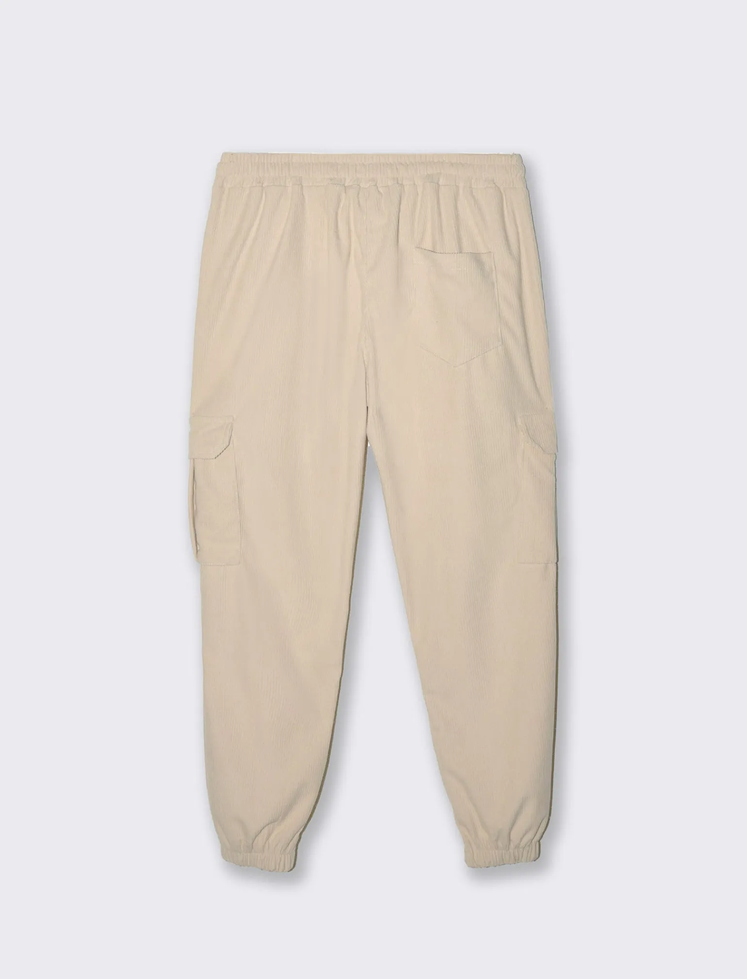 Uomo Piazza Italia Pantaloni<PANTALONI CARGO JOGGER IN VELLUTO - Beige