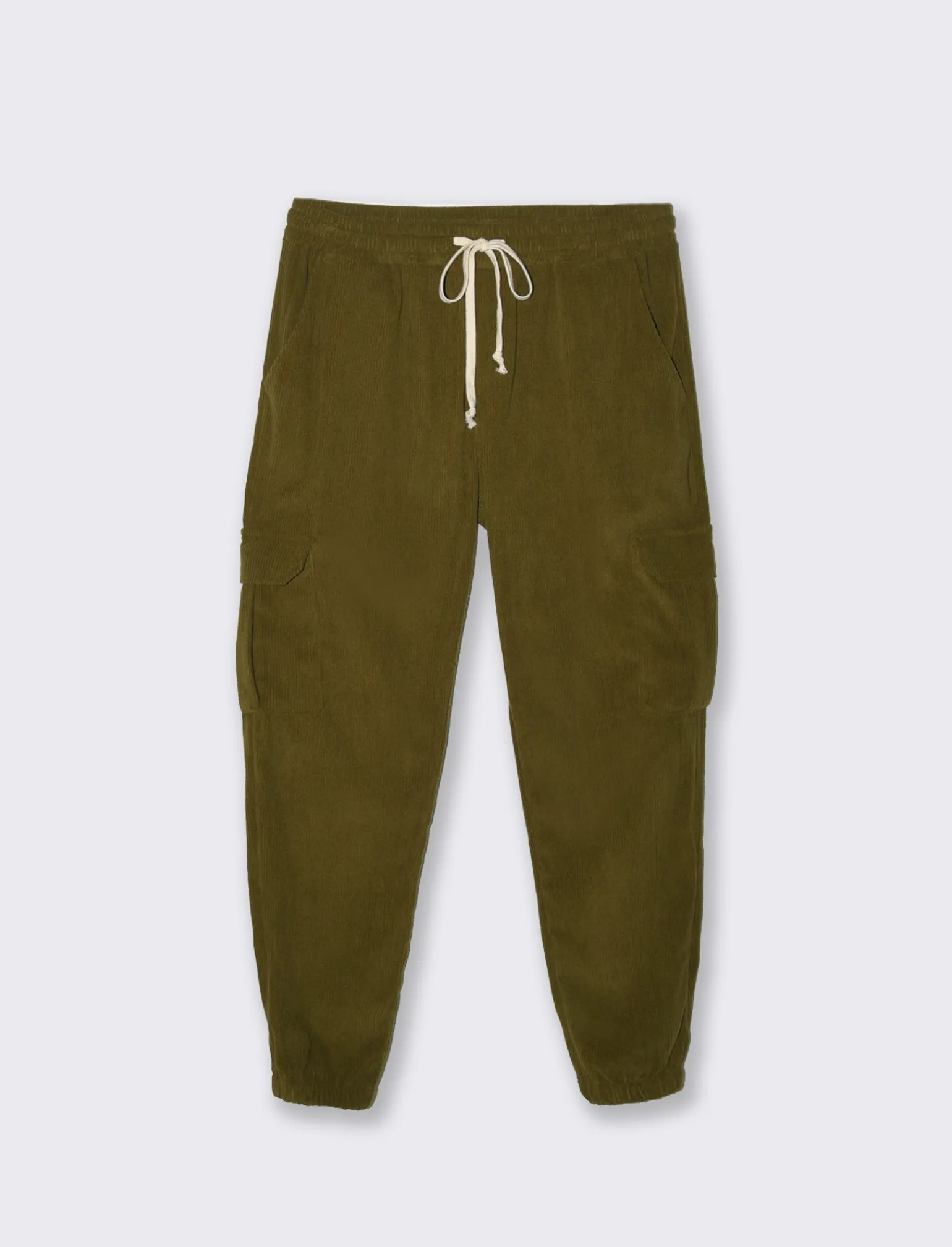 Uomo Piazza Italia Pantaloni<PANTALONI CARGO JOGGER IN VELLUTO - Ve.milit.