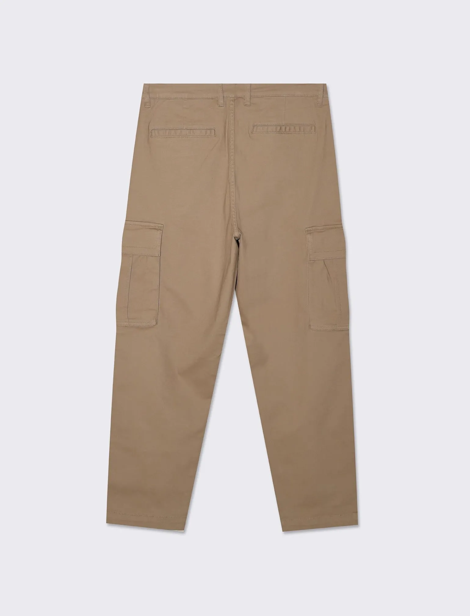 Uomo Piazza Italia Uomo | Pantaloni<Pantaloni cargo Relaxed fit con tasche a filetto - tortora
