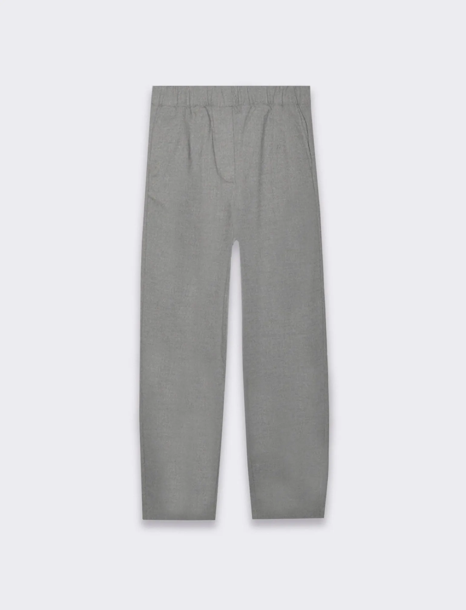 Donna Piazza Italia Donna | Pantaloni<Pantaloni carrot con elastico in vita e tasche frontali - Grigio melange