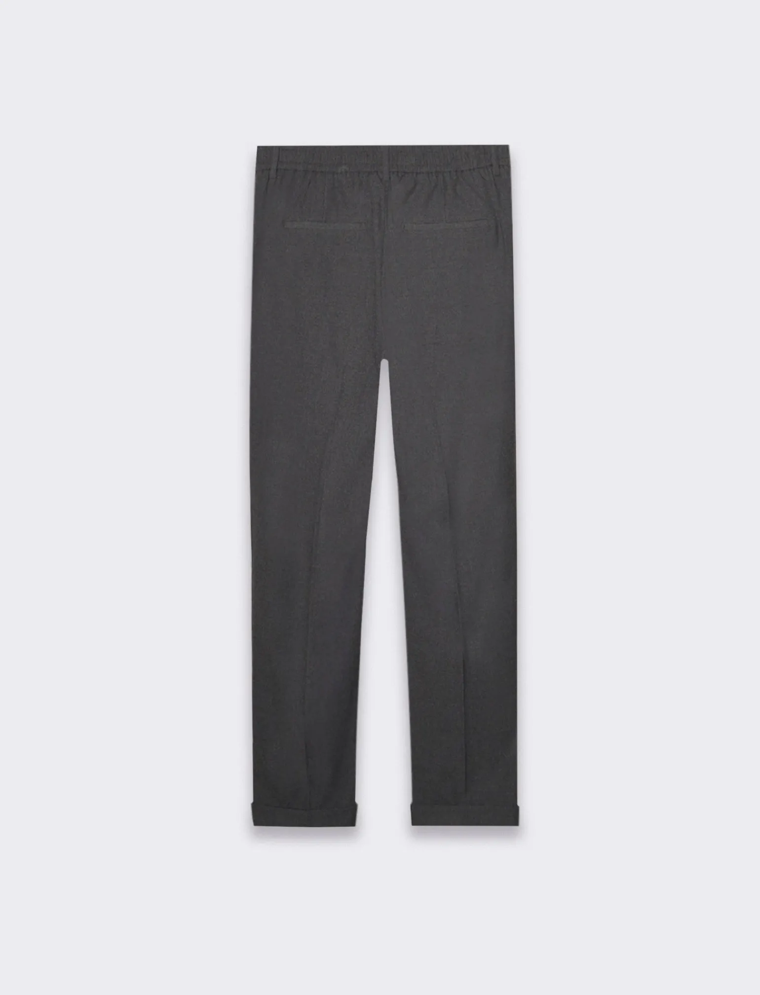 Uomo Piazza Italia Pantaloni<Pantaloni chino con vita semi elasticizzata con tessuto strutturato - Antracite melange