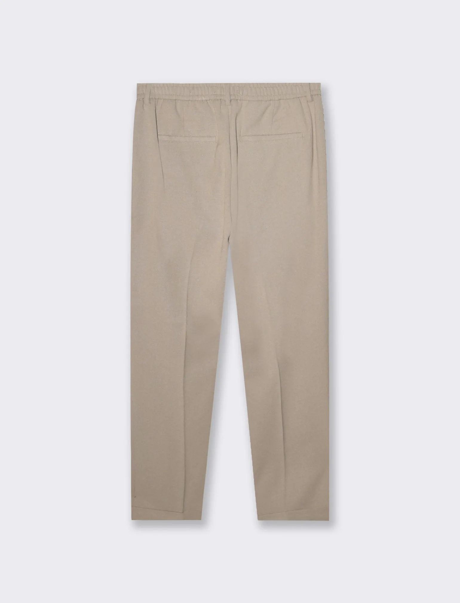 Uomo Piazza Italia Pantaloni<Pantaloni chino con vita semi elasticizzata con tessuto strutturato - tortora