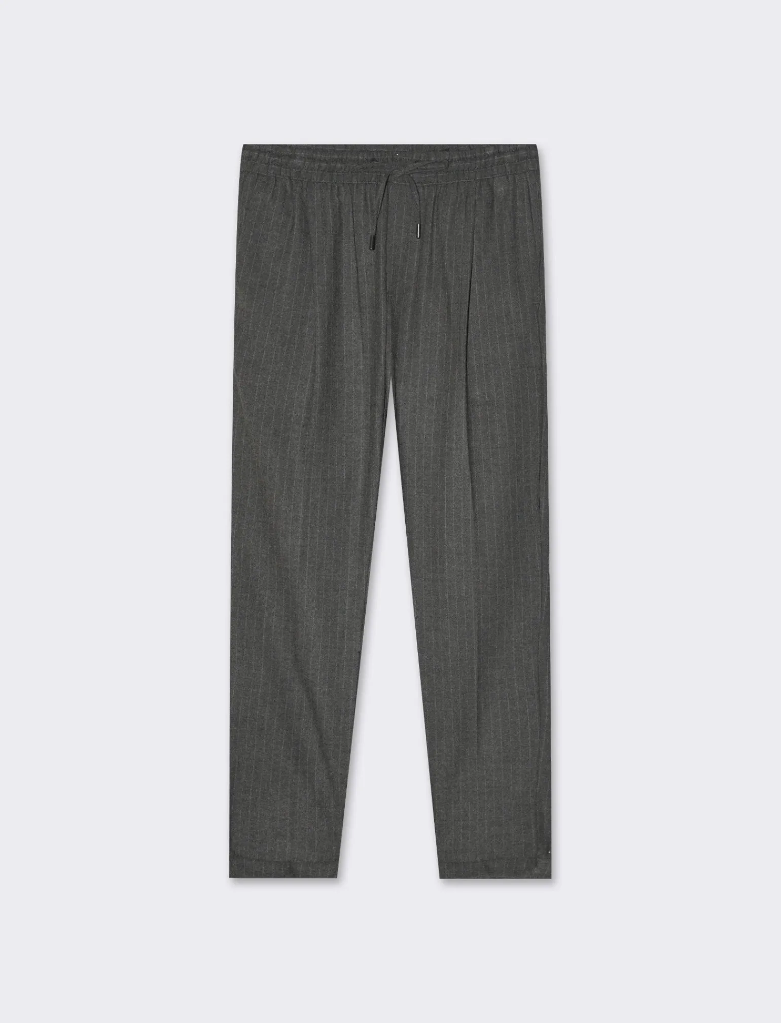 Uomo Piazza Italia Pantaloni<Pantaloni Chino jogger fantasia a righe, regular fit - Antracite melange